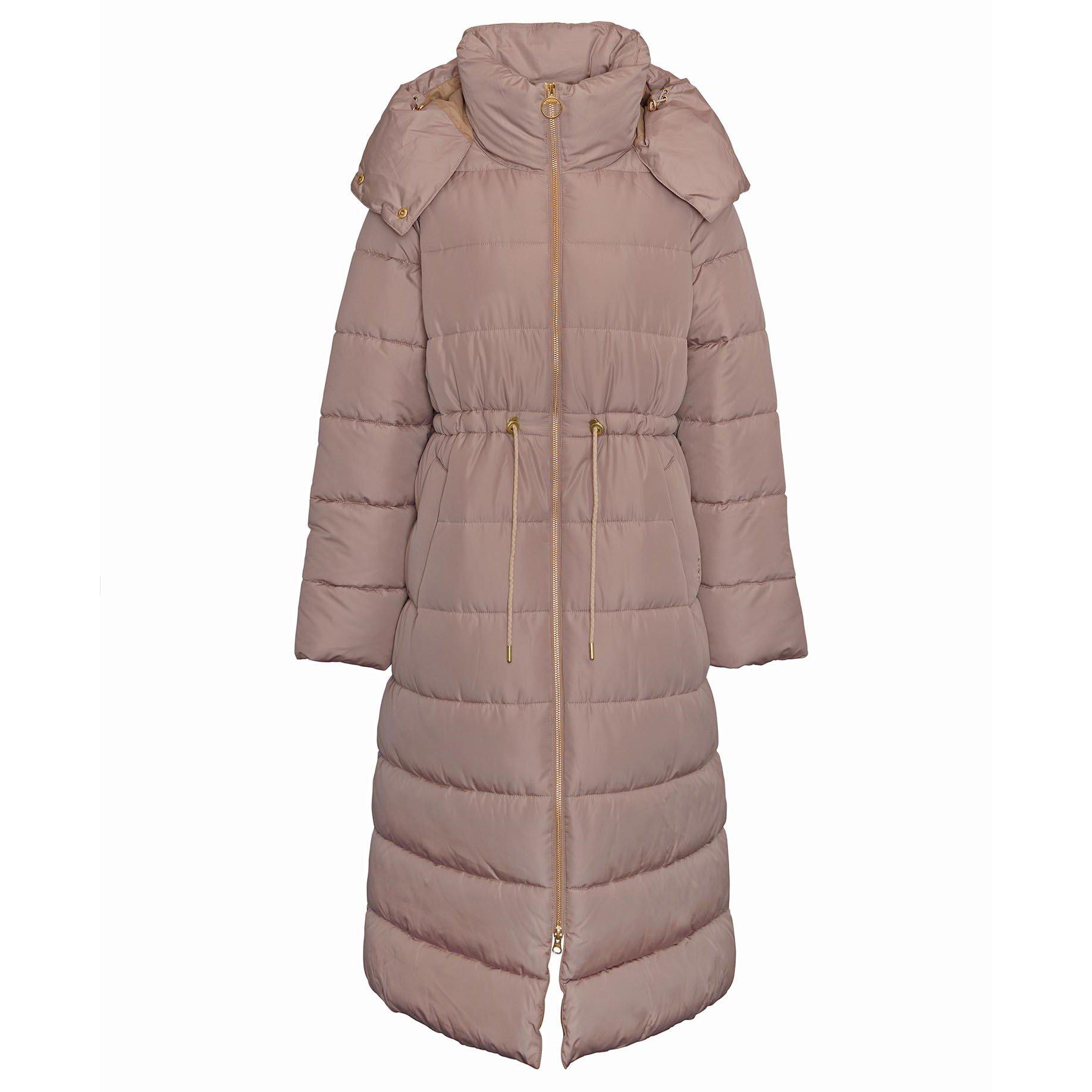 Honey/Ancient - Barbour - Women's Mannue Longline Quilted Jacket - 9