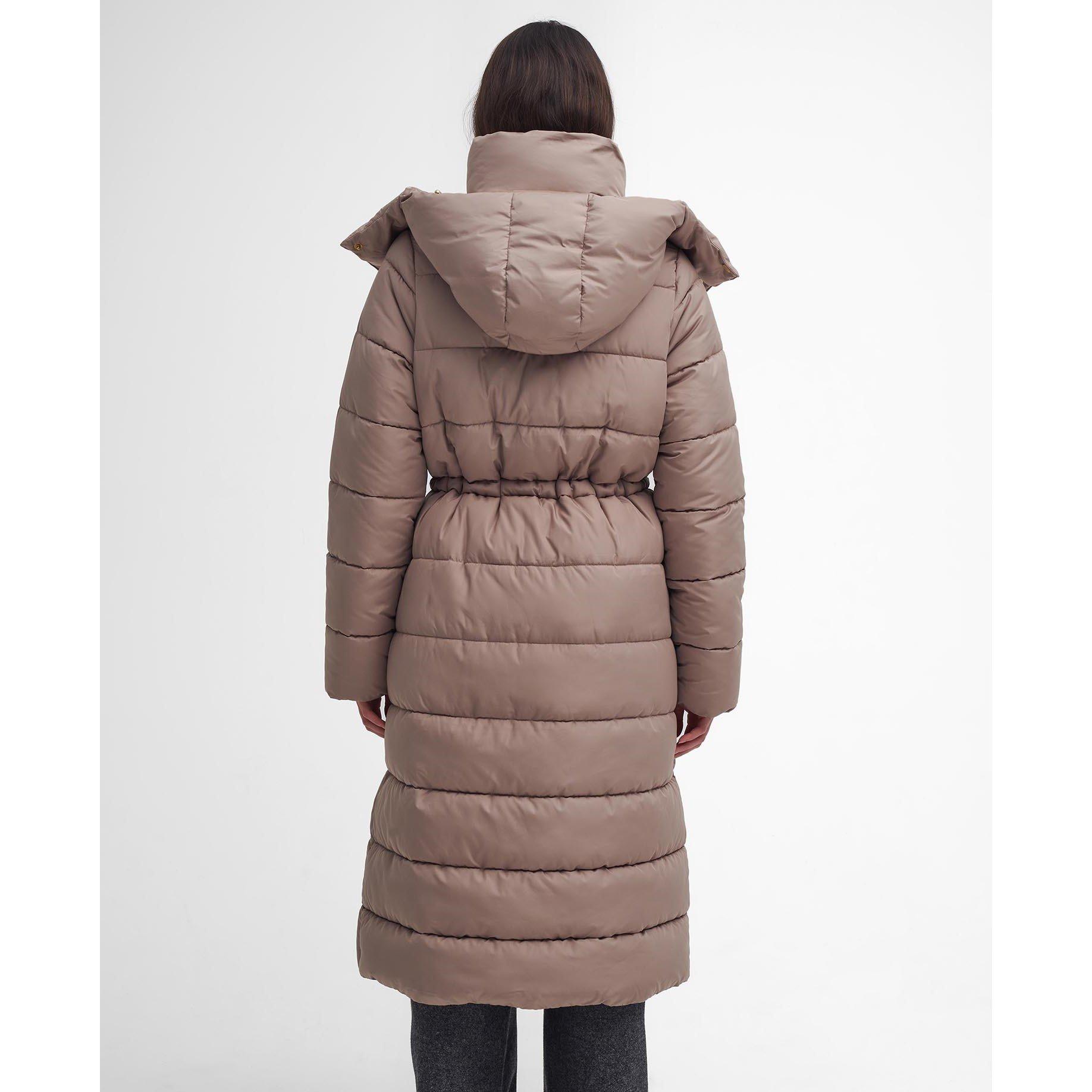 Honey/Ancient - Barbour - Women's Mannue Longline Quilted Jacket - 2