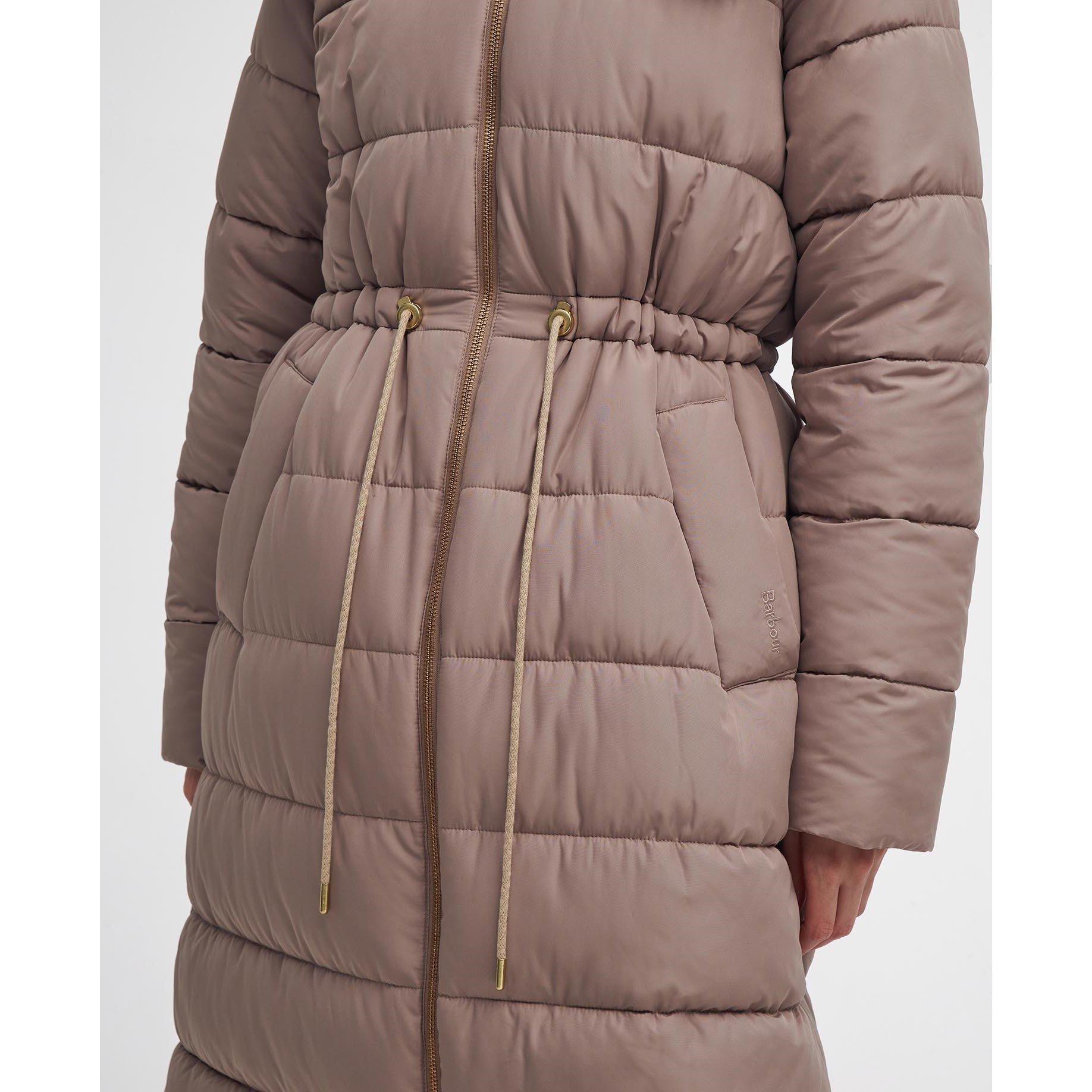 Honey/Ancient - Barbour - Women's Mannue Longline Quilted Jacket - 6