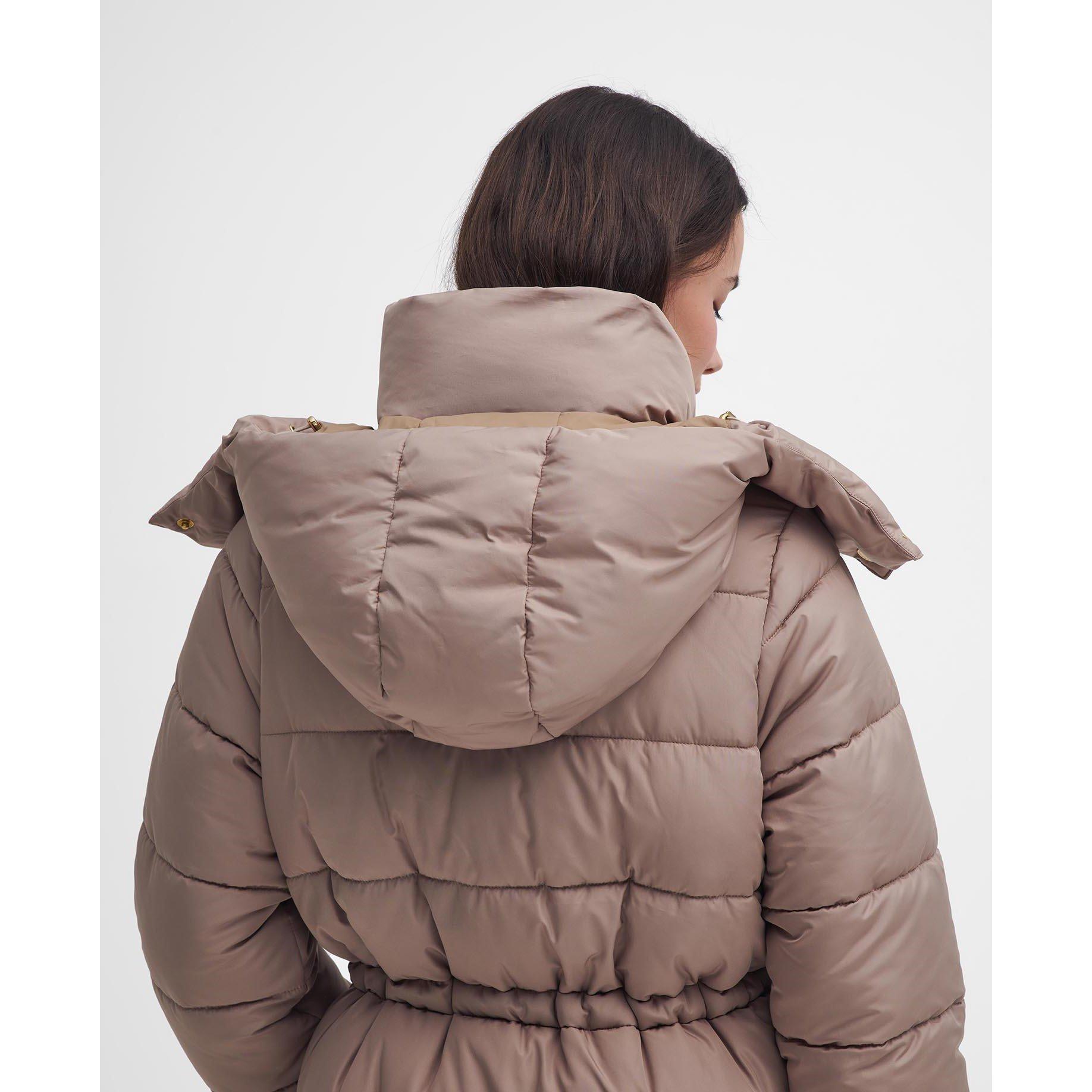 Honey/Ancient - Barbour - Women's Mannue Longline Quilted Jacket - 7