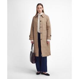 Barbour Mariah Quilted Trench Coat