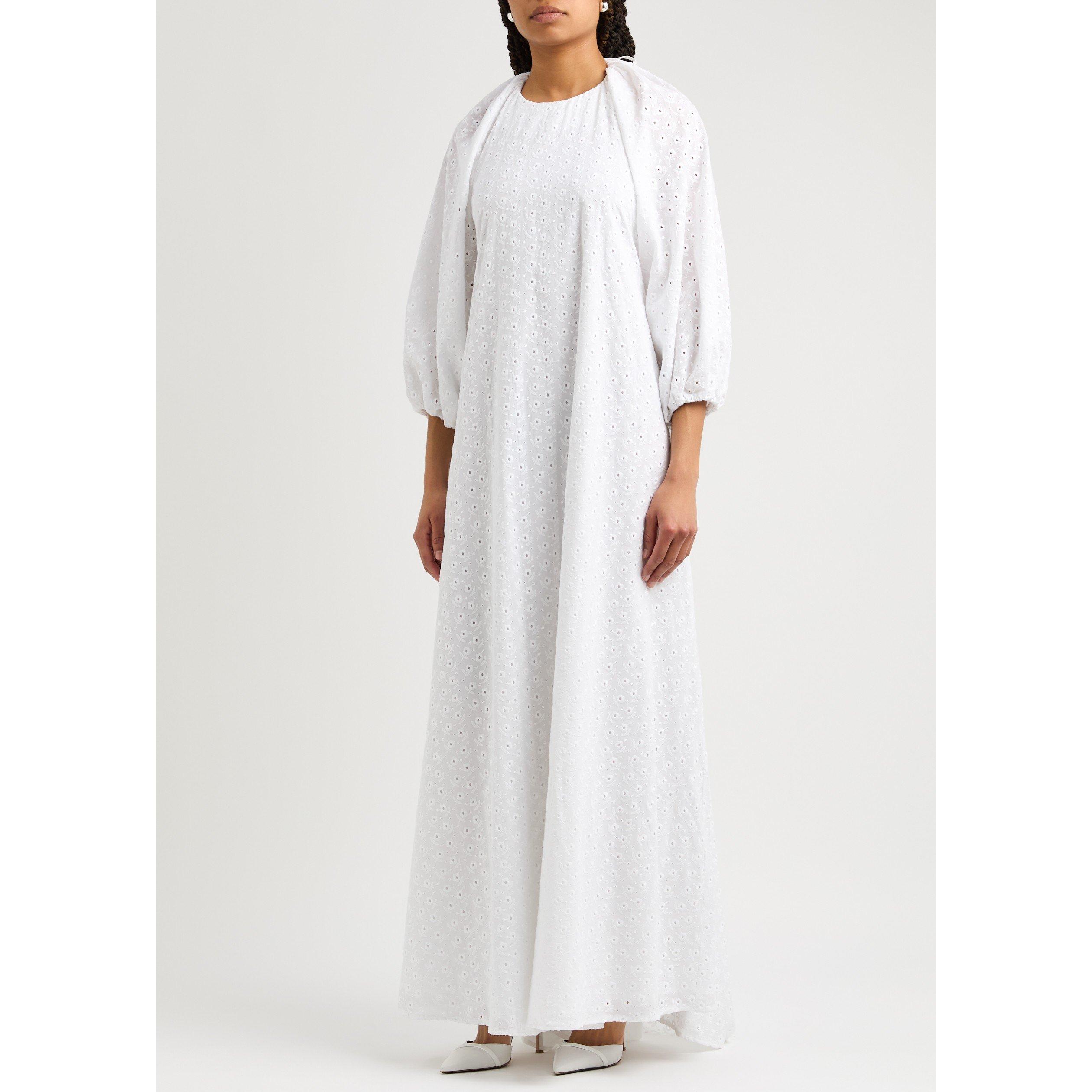 IVORY - BERNADETTE - FRAN L.S. EMBRDRD LONG DRESS - 2