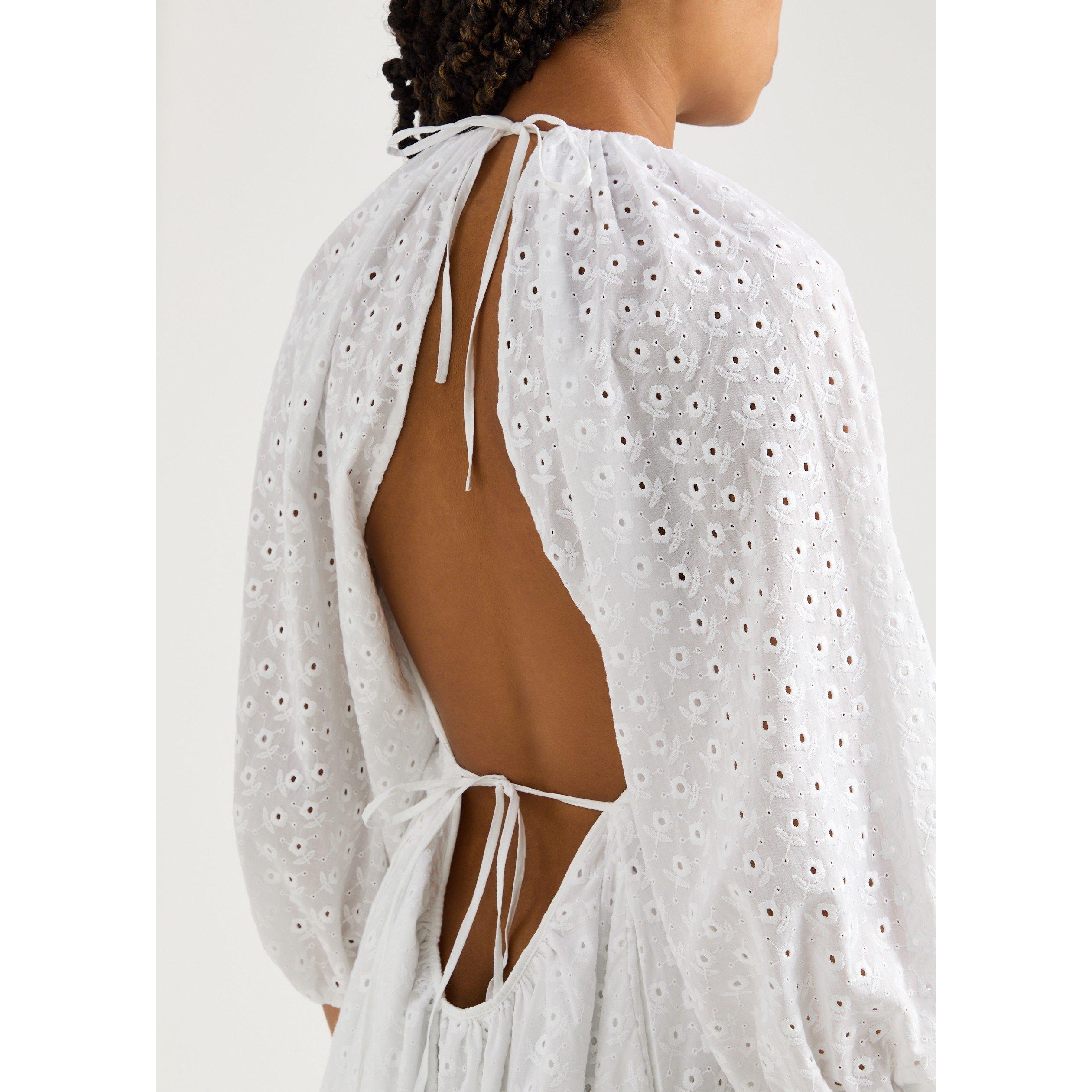 IVORY - BERNADETTE - FRAN L.S. EMBRDRD LONG DRESS - 4
