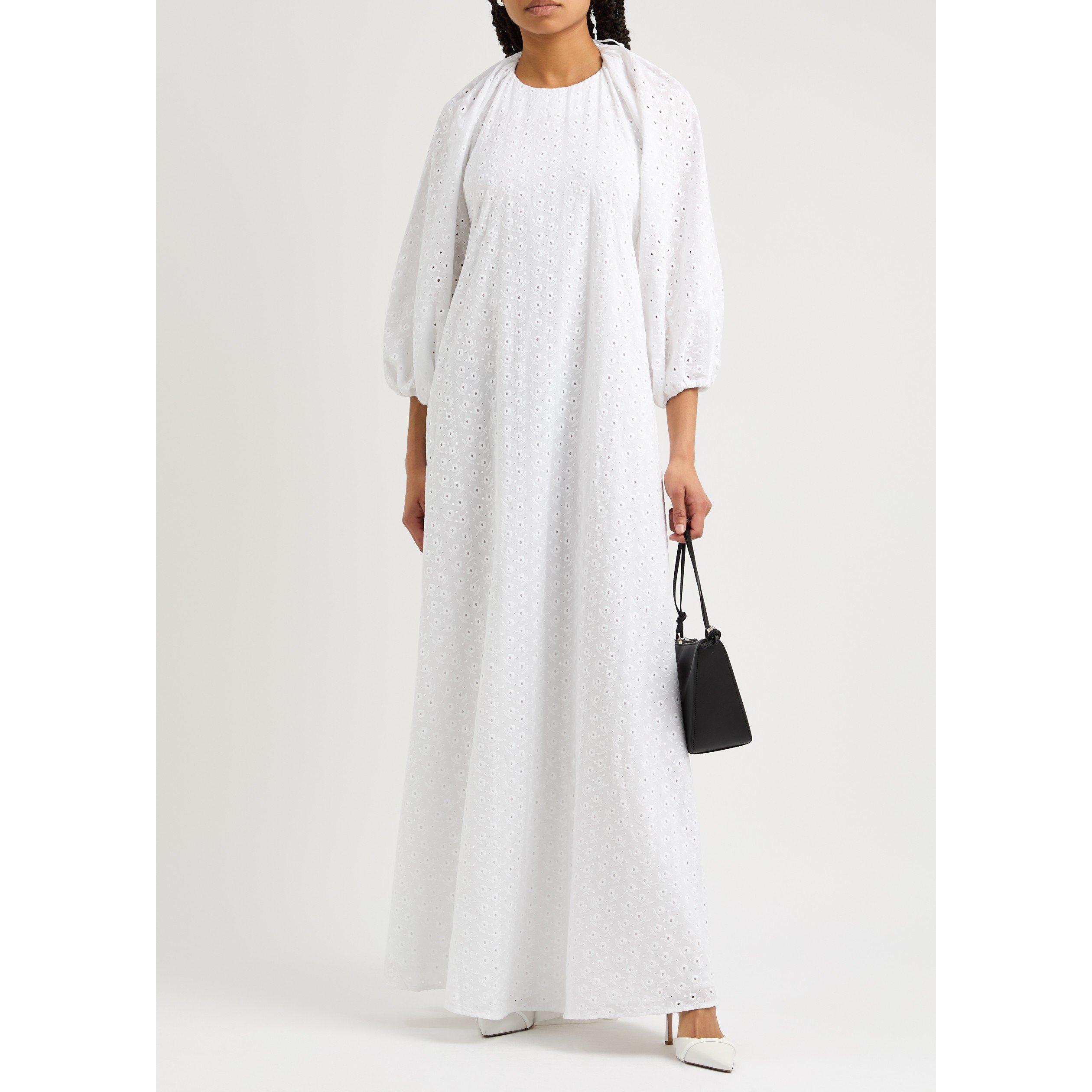 IVORY - BERNADETTE - FRAN L.S. EMBRDRD LONG DRESS - 5