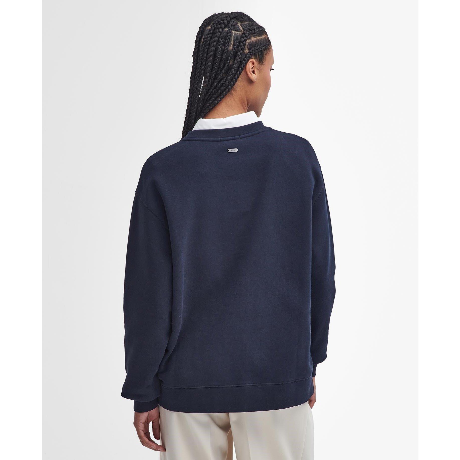 Navy/Cloud - Barbour - Northumberland Sweatshirt - 2