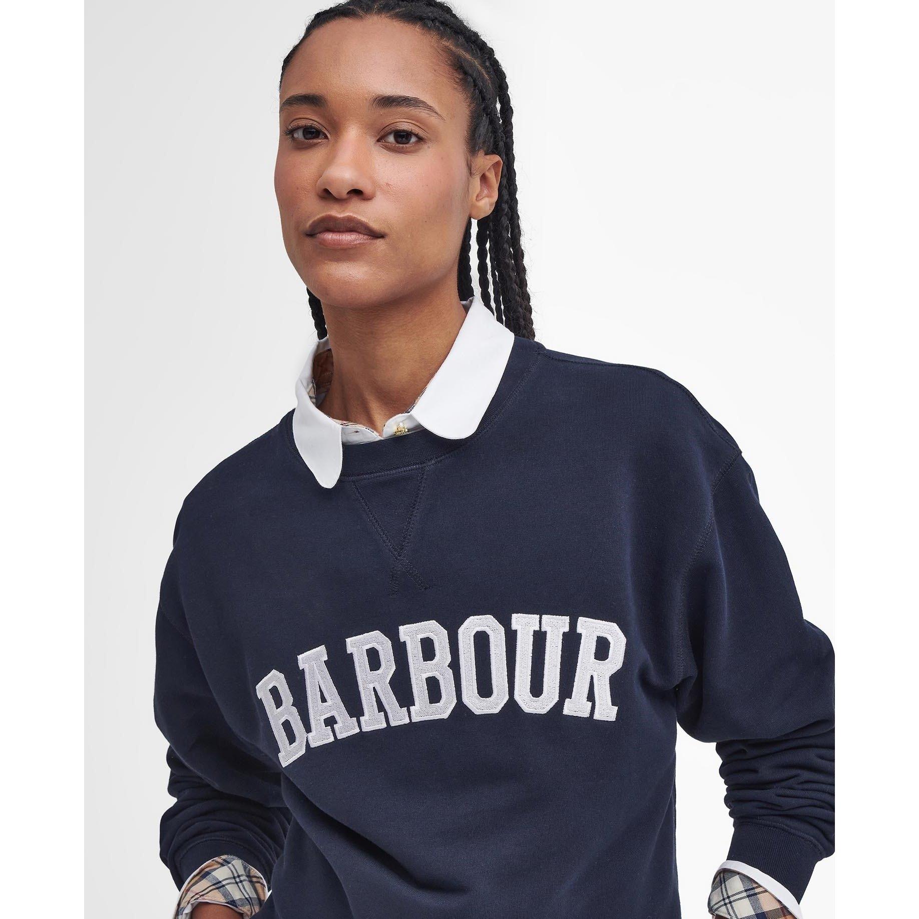 Navy/Cloud - Barbour - Northumberland Sweatshirt - 6