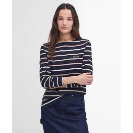 Barbour Hawkins Striped Long Sleeved T Shirt