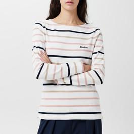 Barbour Hawkins Striped Long Sleeved T Shirt