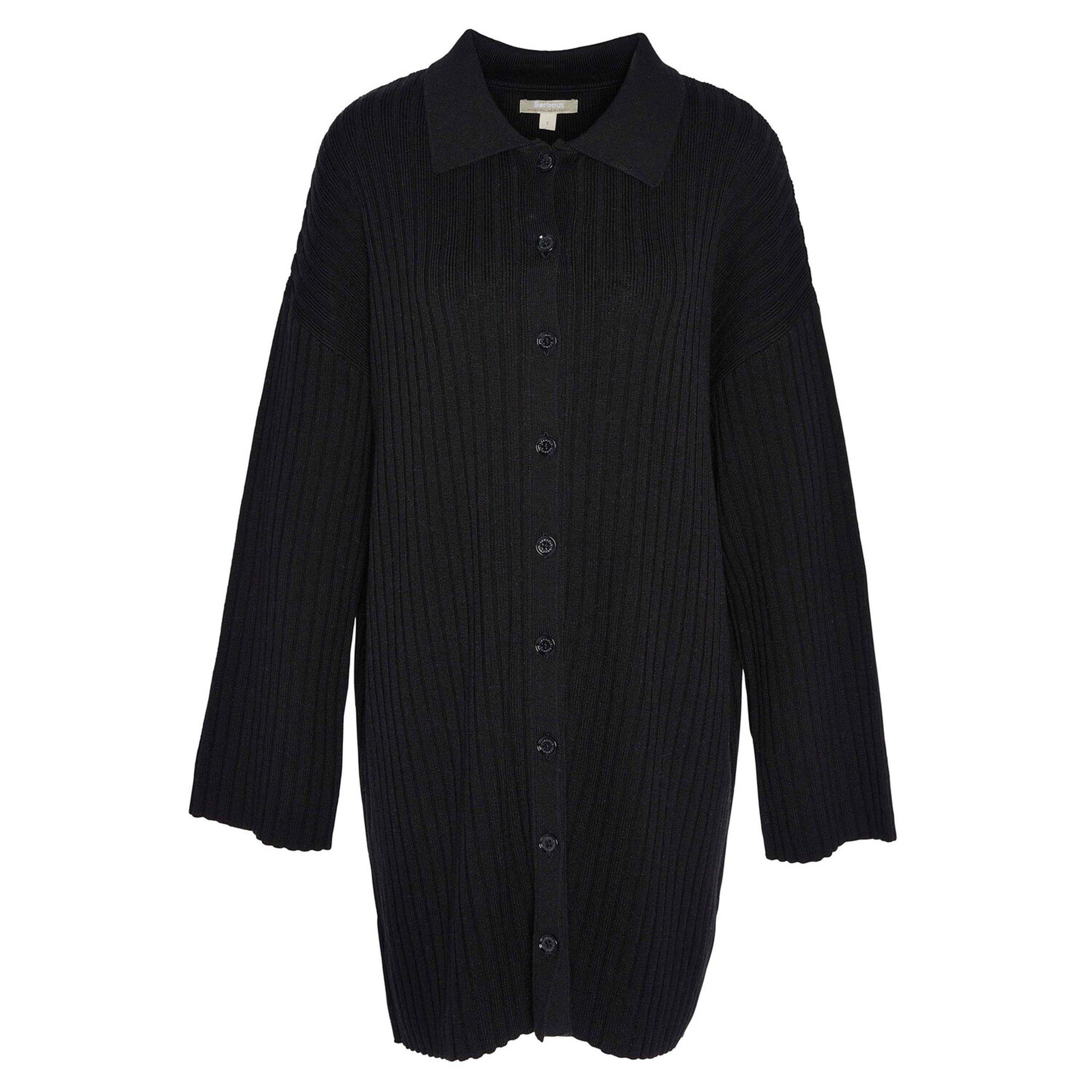 Black - Barbour - Claudette Knitted Mini Dress - 7