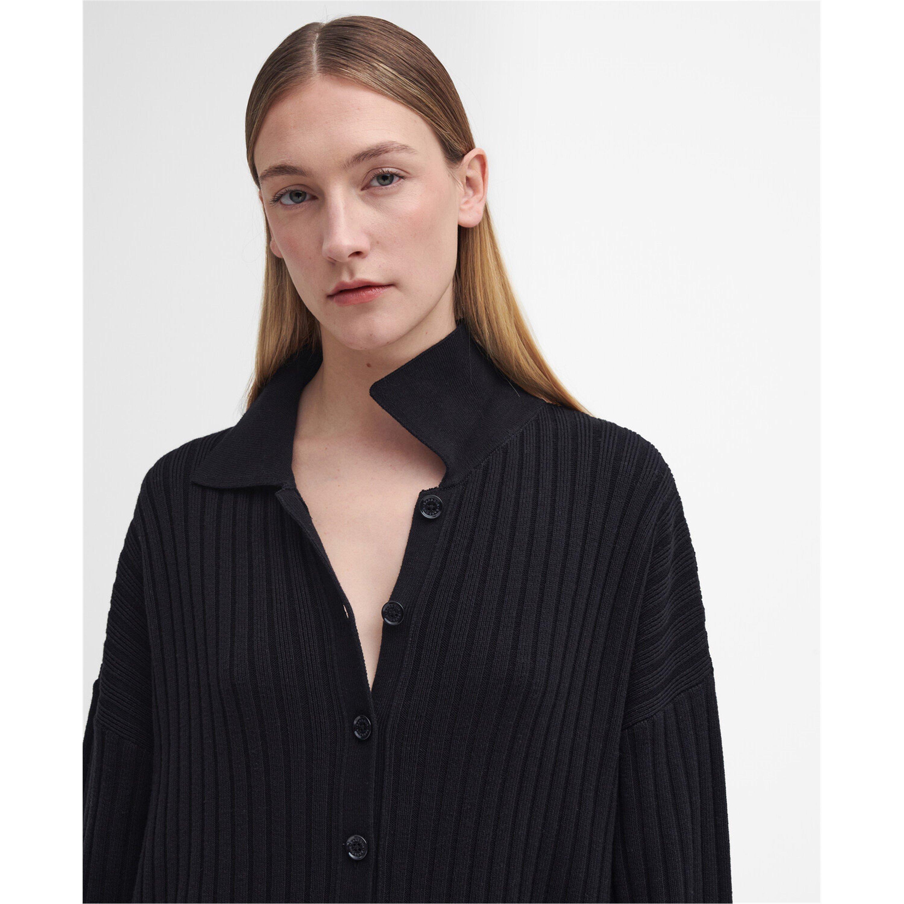 Black - Barbour - Claudette Knitted Mini Dress - 4