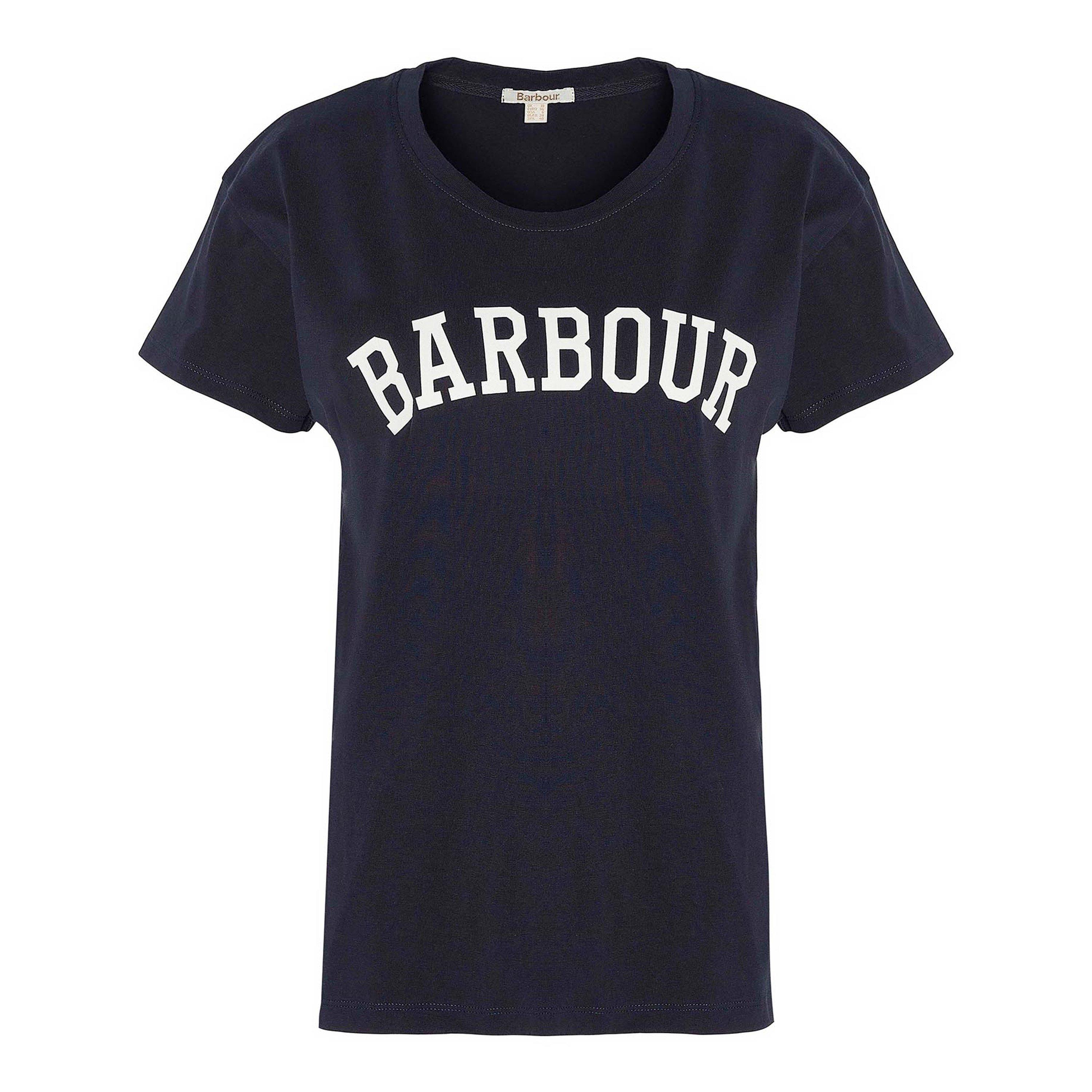 Navy/White - Barbour - Northumberland Classic T-Shirt - 5