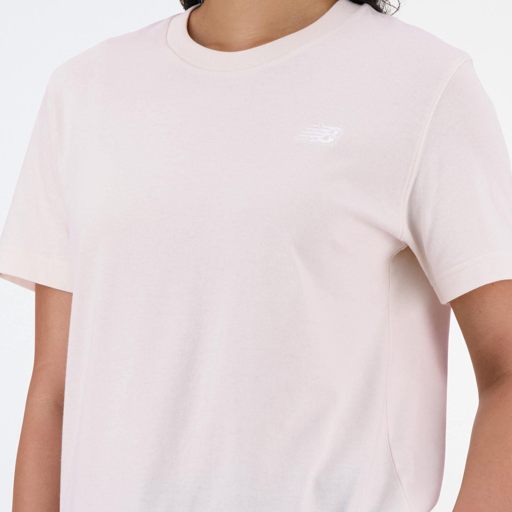 Quartz Pink - New Balance - Sport Essentials Jersey Womens T Shirt - 3