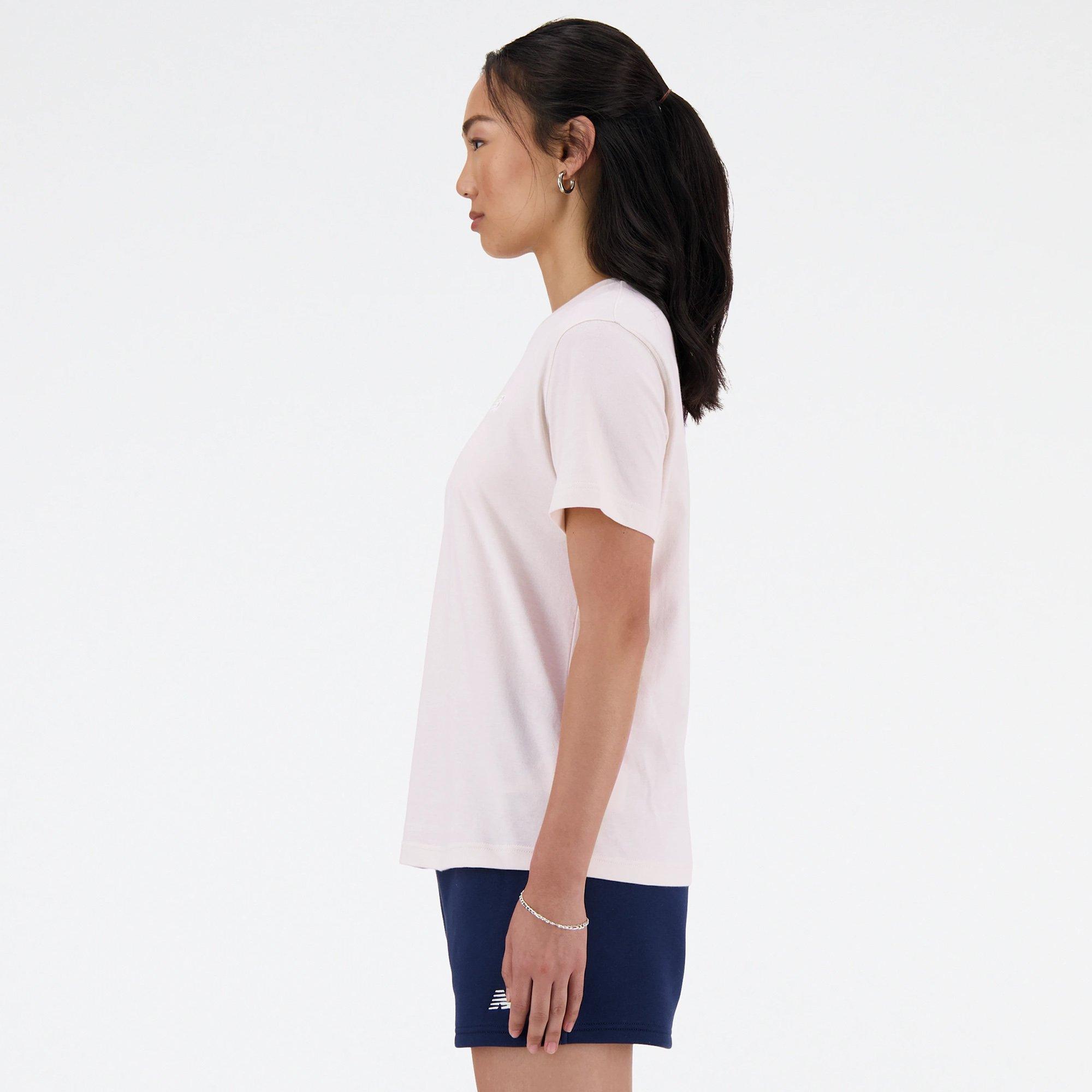 Quartz Pink - New Balance - Sport Essentials Jersey Womens T Shirt - 4