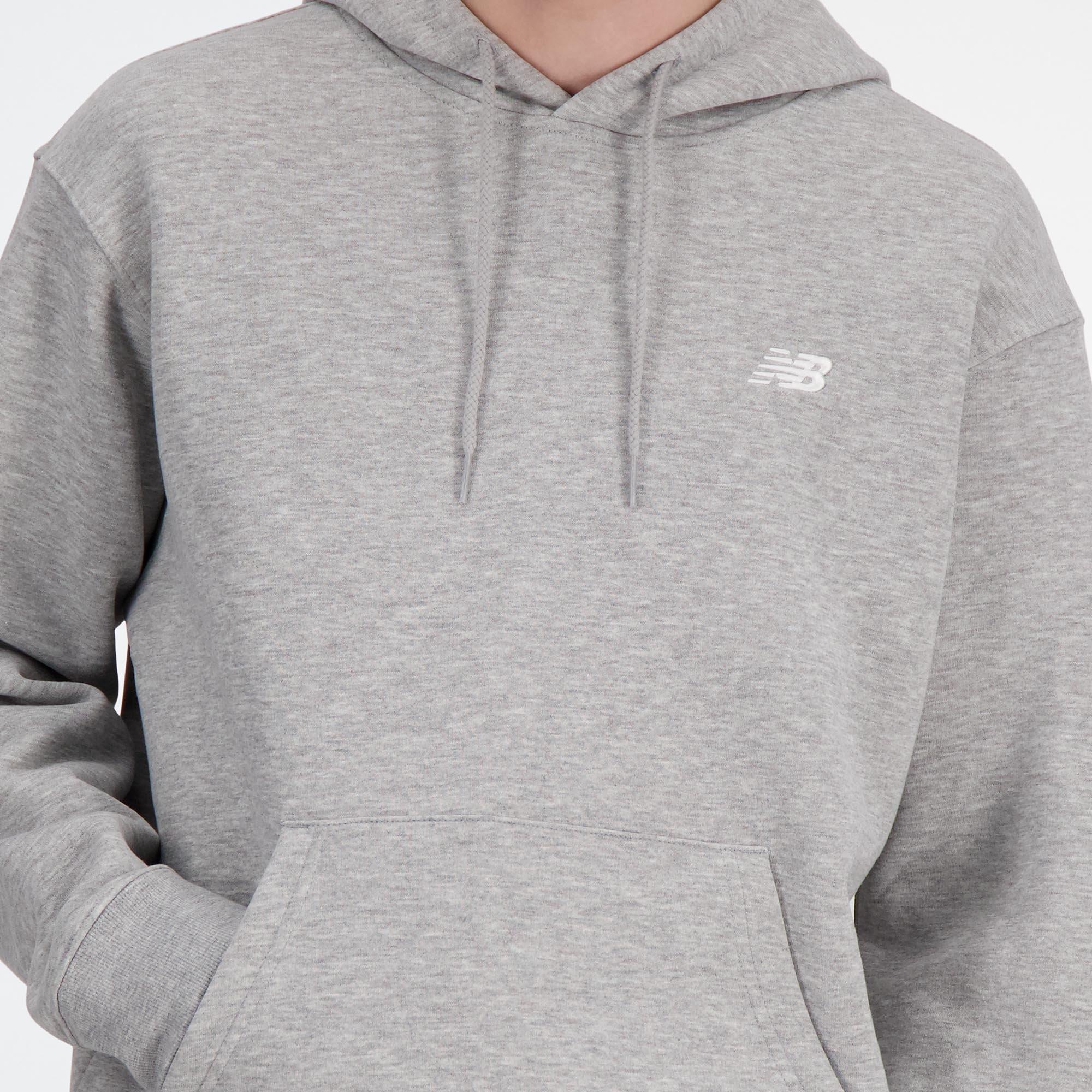 Athletic Grey - New Balance - Sport Essentials French Terry Mens Hoodie - 3
