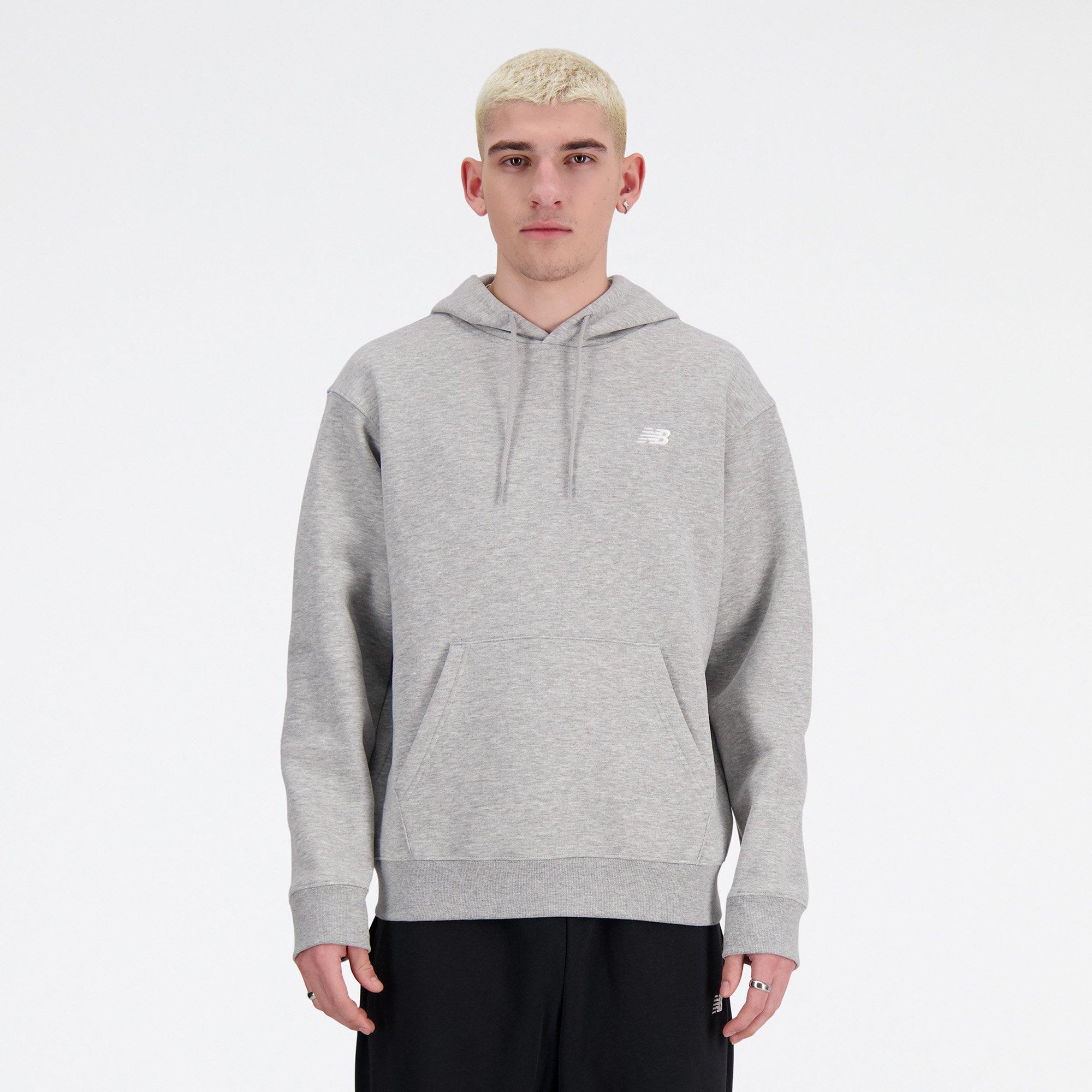 Athletic Grey - New Balance - Sport Essentials French Terry Mens Hoodie - 5