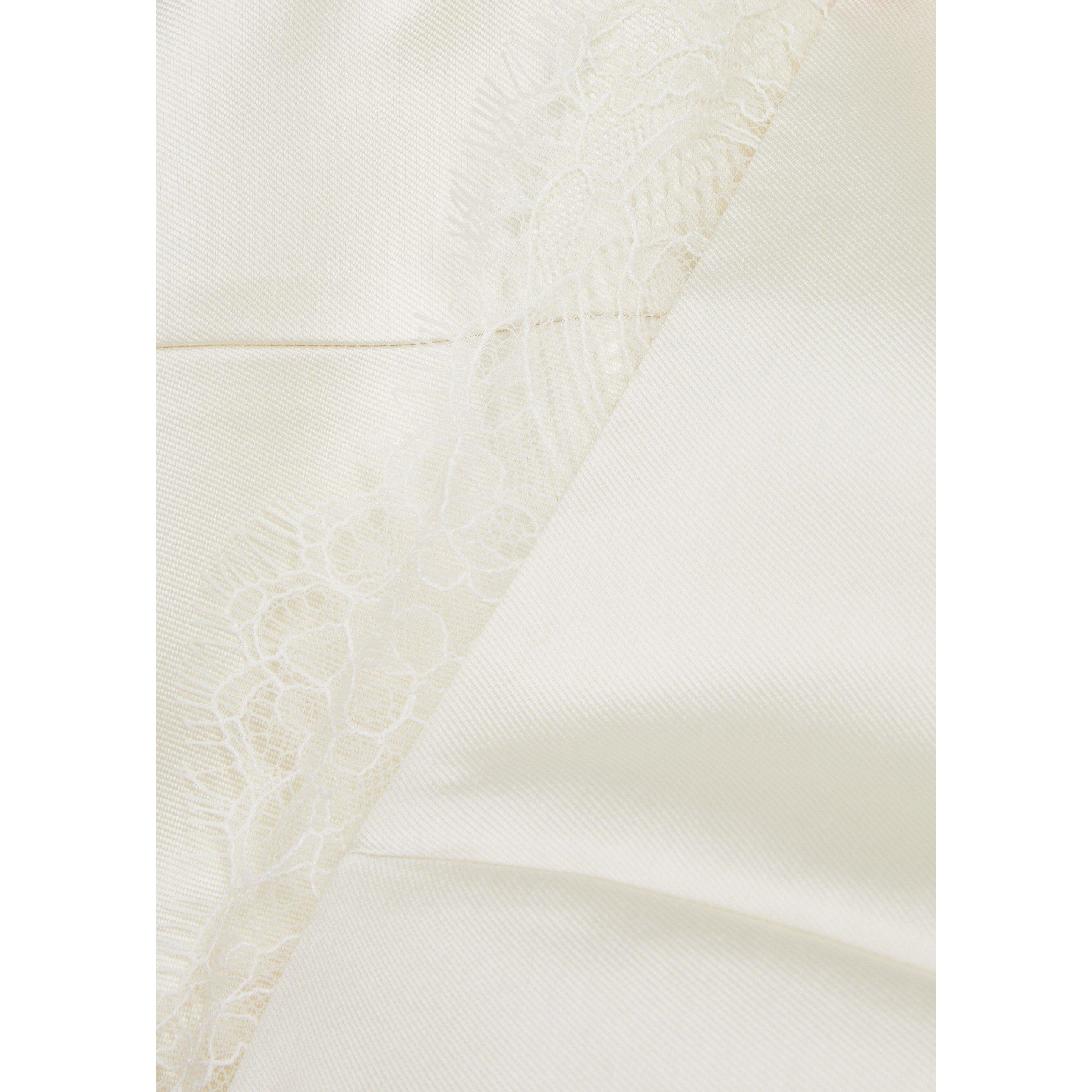 IVORY - De La Vali - Women's Idaira Satin Mini Dress - 4