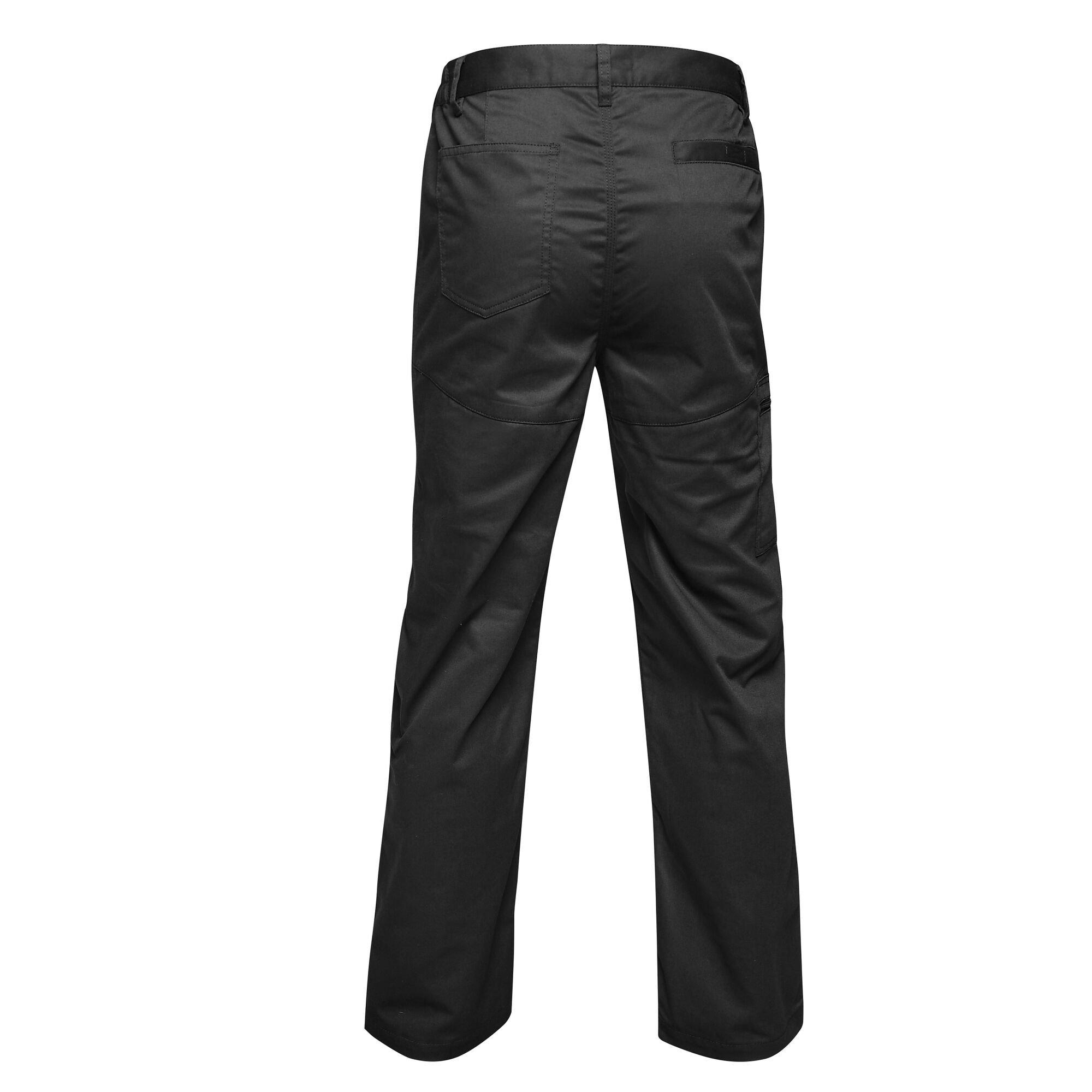Black - Regatta - Pro Action Workwear Trousers (Long Leg) - 4