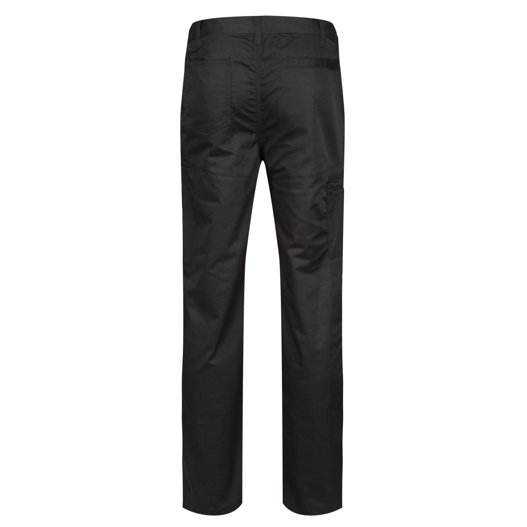 Black - Regatta - Pro Action Workwear Trousers (Long Leg) - 9