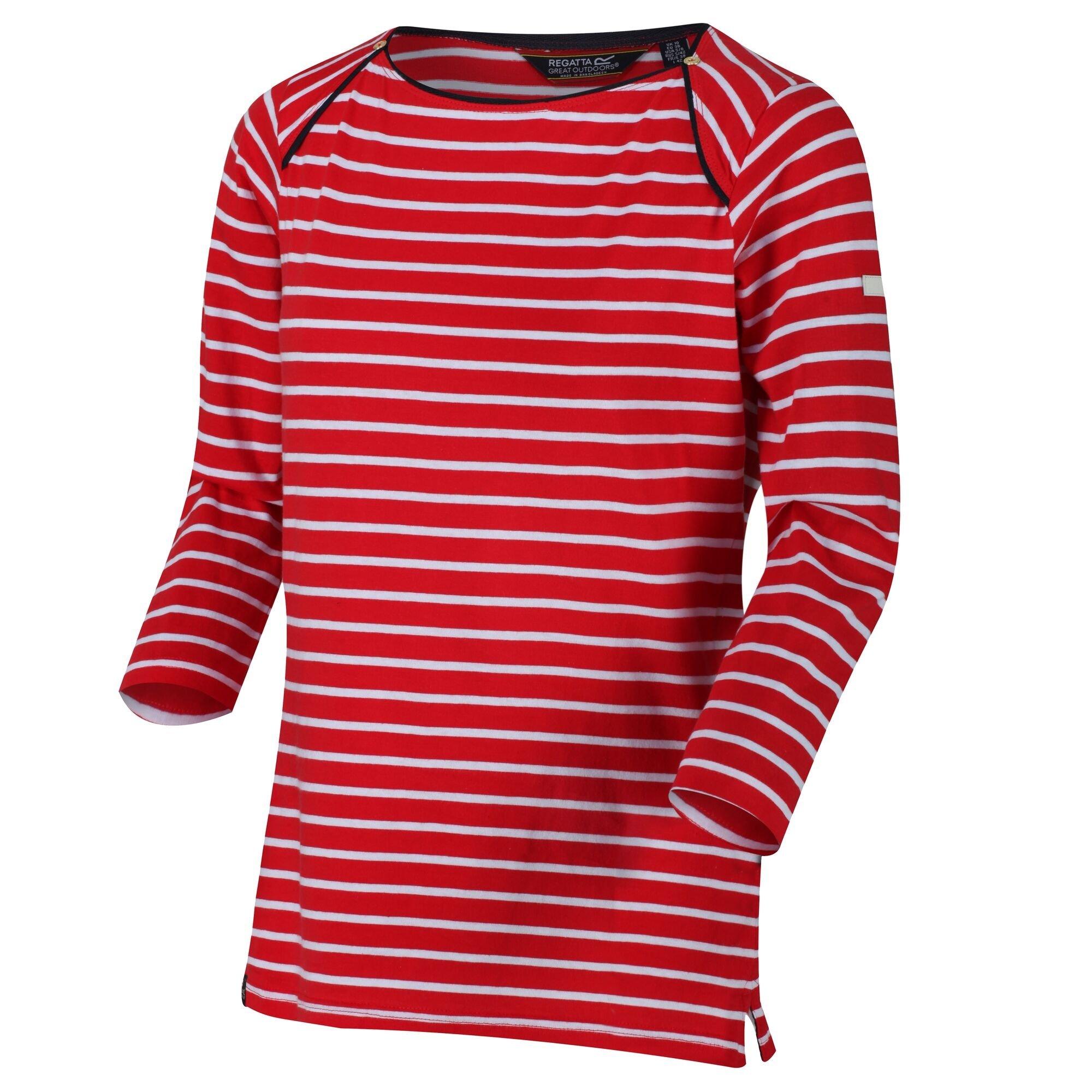 Trueredstrpe - Regatta - Polina three quarter Sleeve T-Shirt - 1