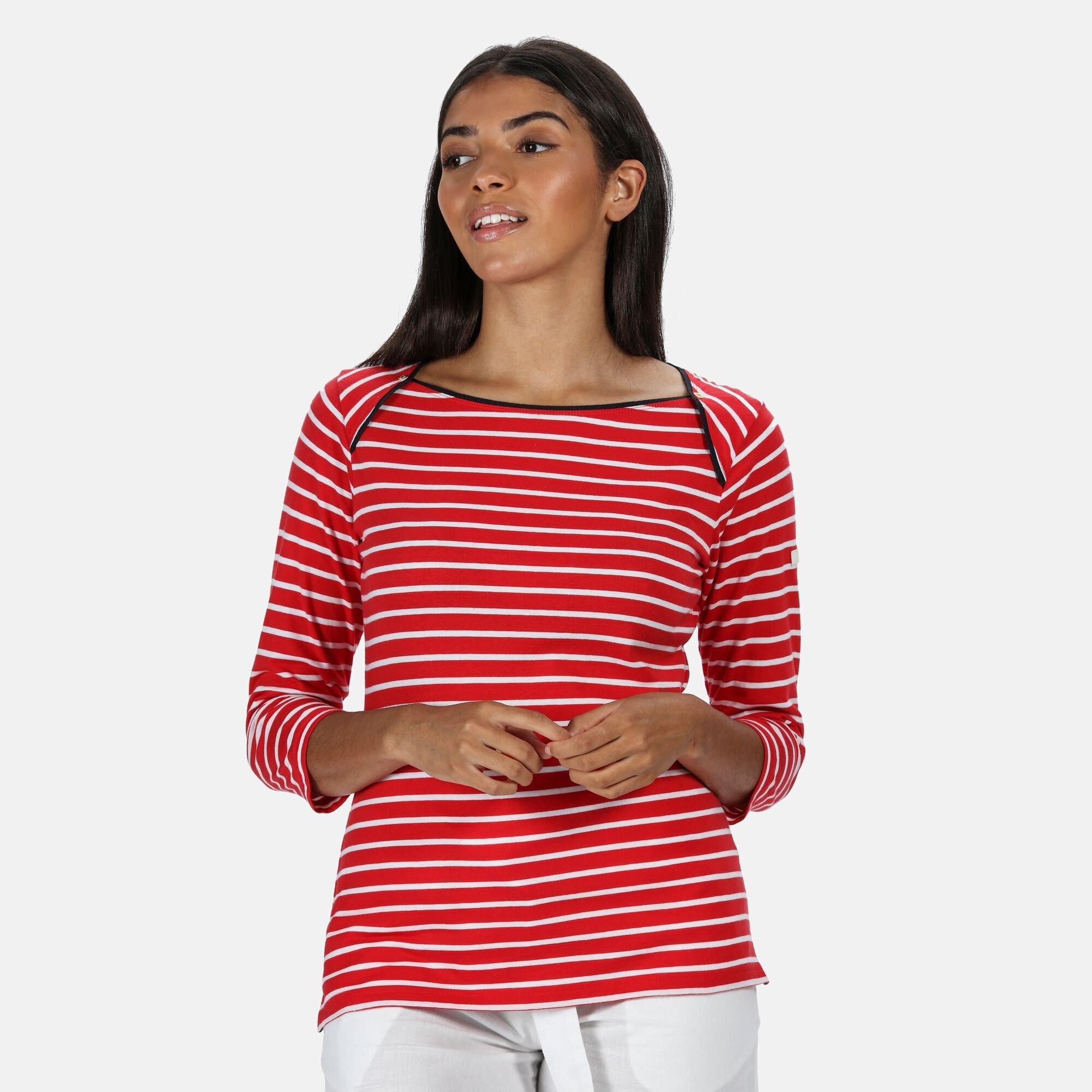 Trueredstrpe - Regatta - Polina three quarter Sleeve T-Shirt - 2