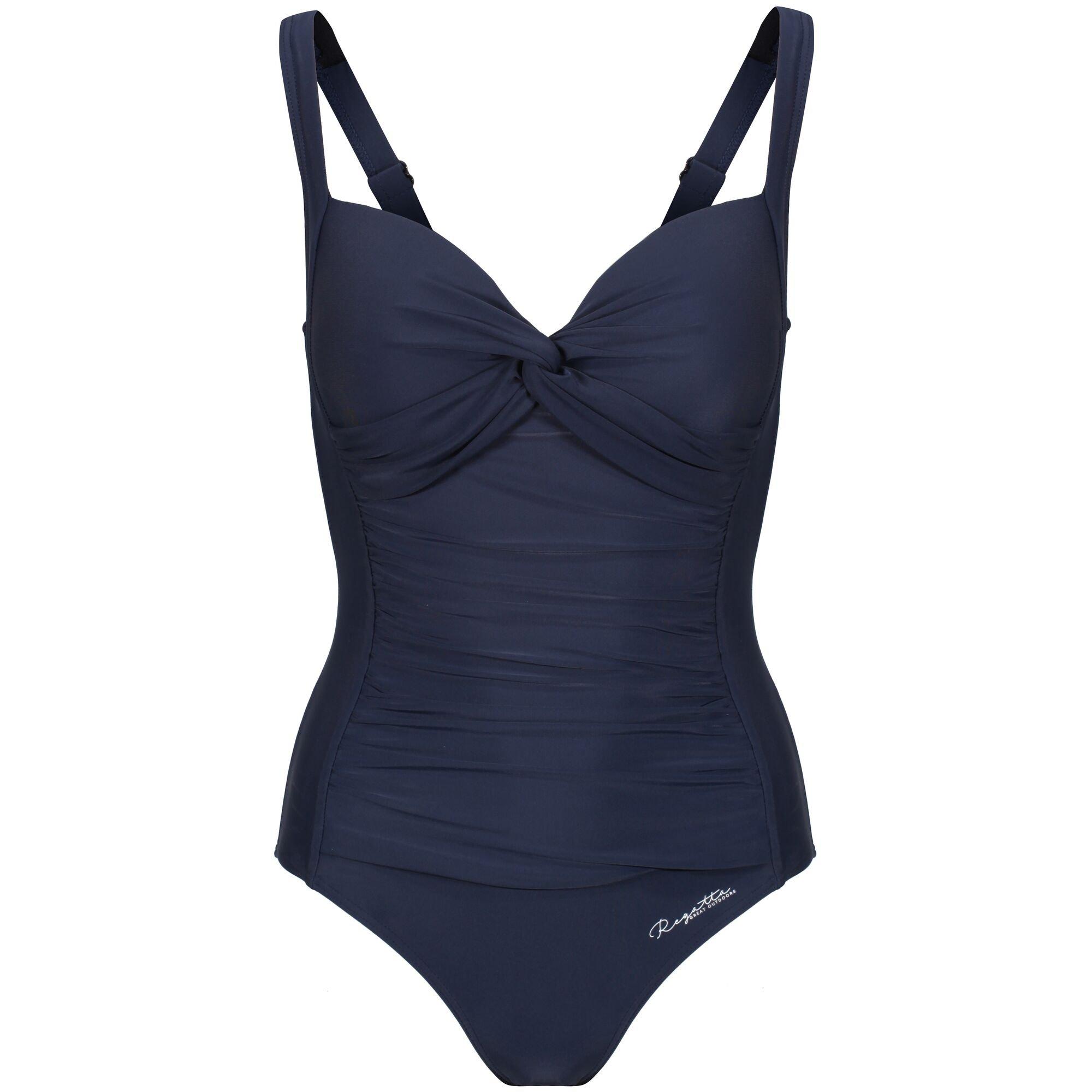 Navy - Regatta - Women's Sakari One Piece Swimsuit - 5