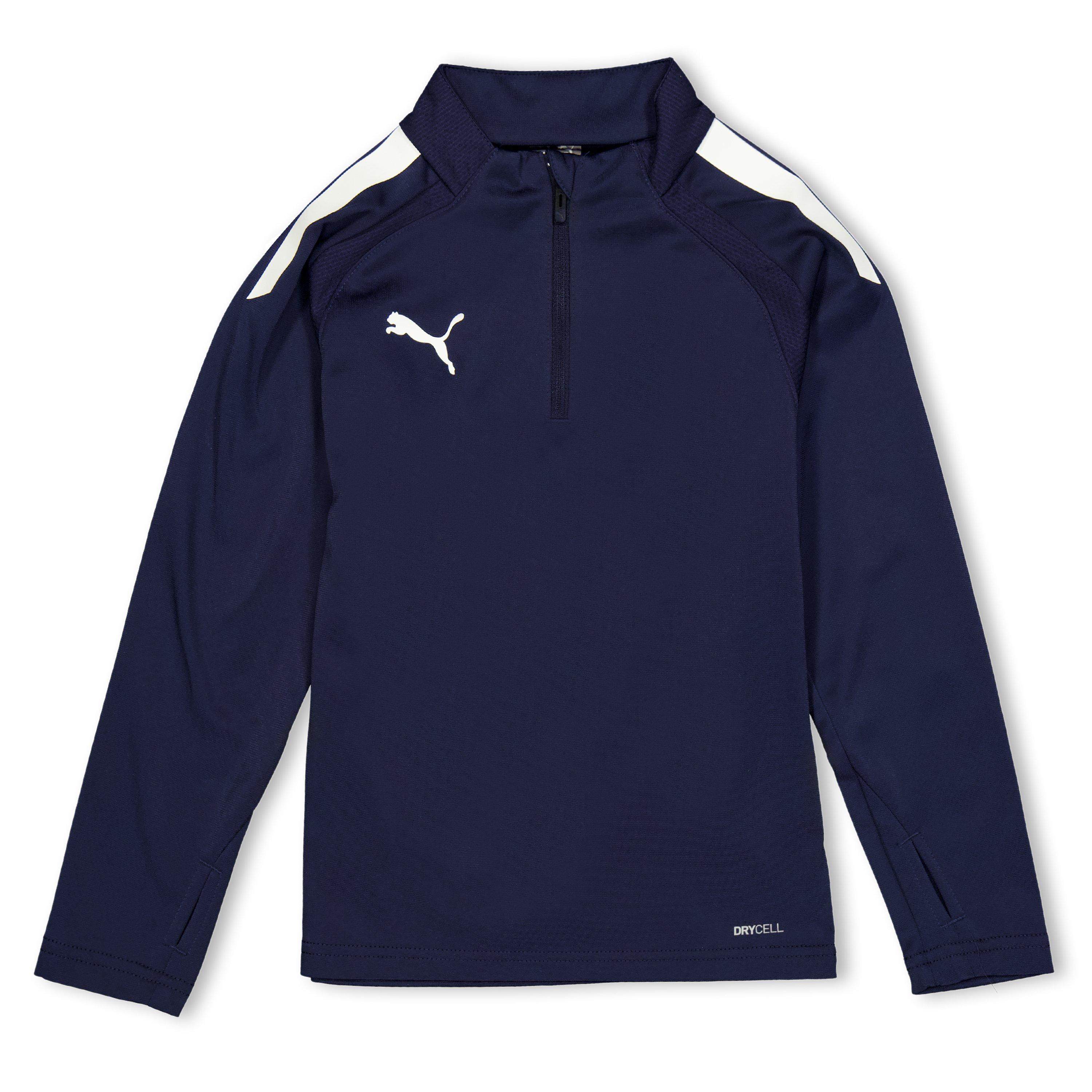 Peacoat-puma Wh - Puma - teamLIGA 1/4 Zip Top Jr - 1