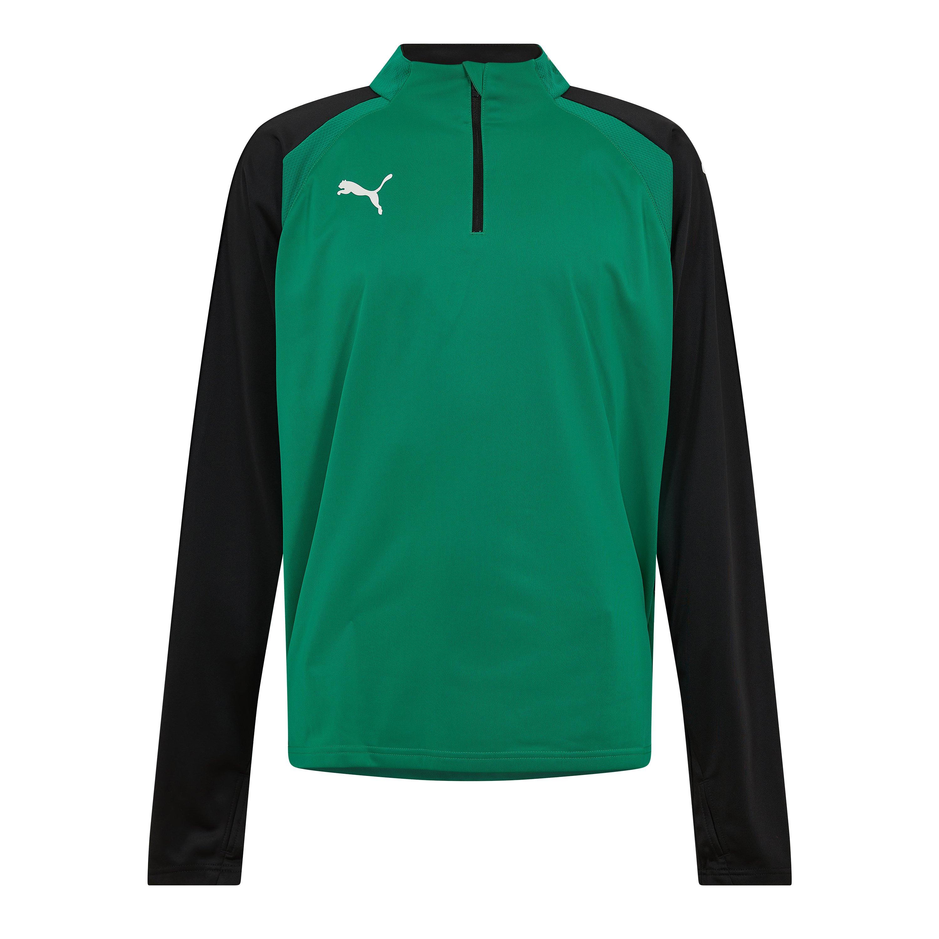 Pepper Green-pu - Puma - teamLIGA 1/4 Zip Top - 1