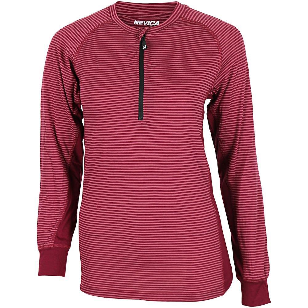 Rose Wine - Nevica - Women's Wool Half-Zip Top - 1