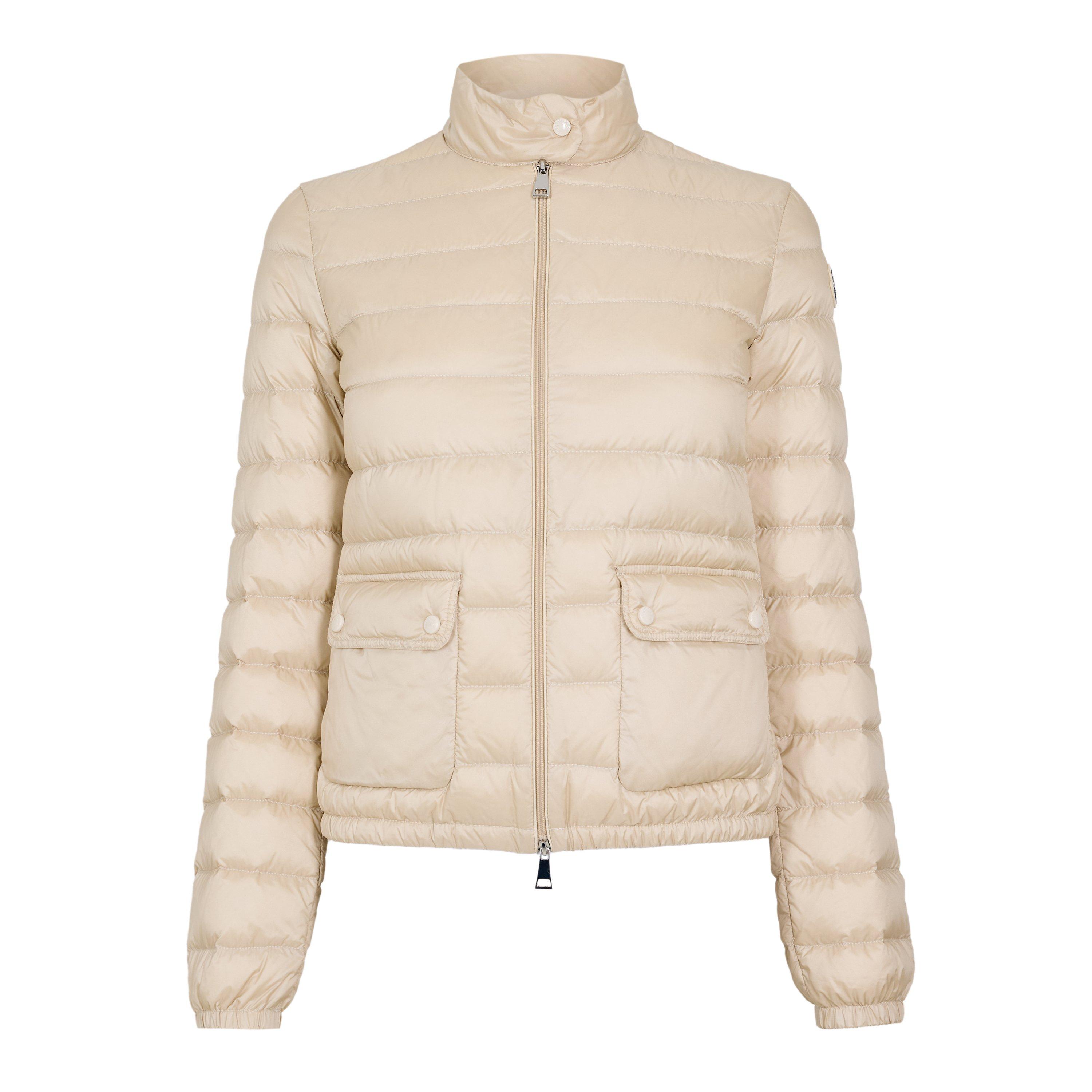 Women's Lans Down Quilted Funnel Neck Short Puffer Jacket