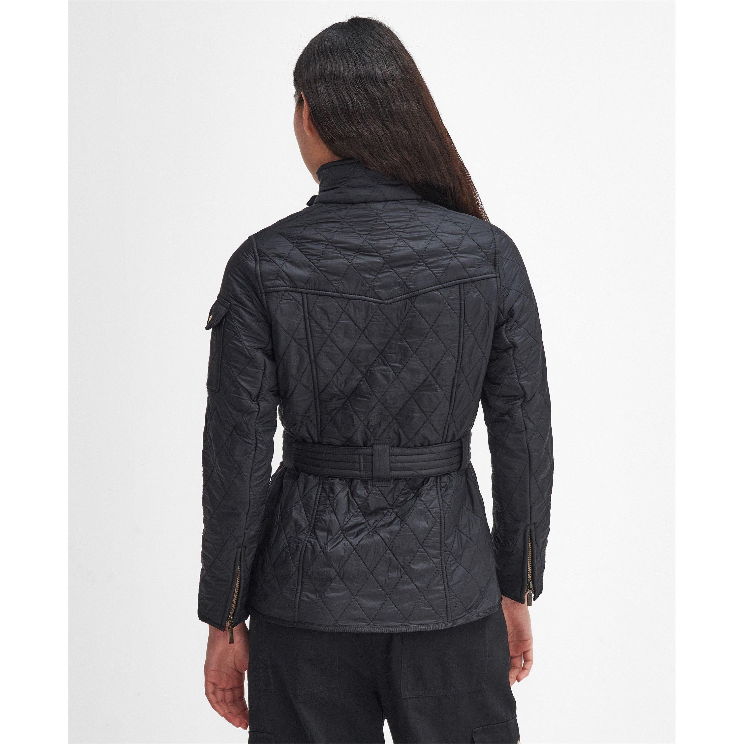 Black - Barbour International - Women's Polar Windproof Long Sleeve Slim Fit Quilted Jacket - 3