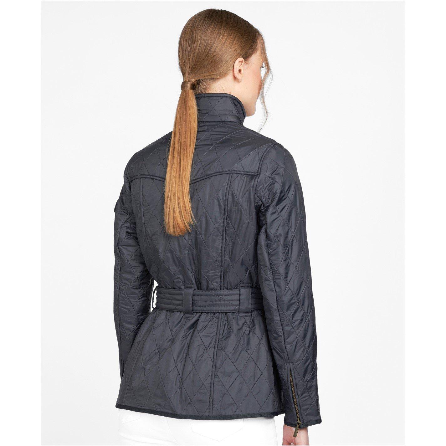 Navy - Barbour International - Women's Polar Windproof Long Sleeve Slim Fit Quilted Jacket - 2