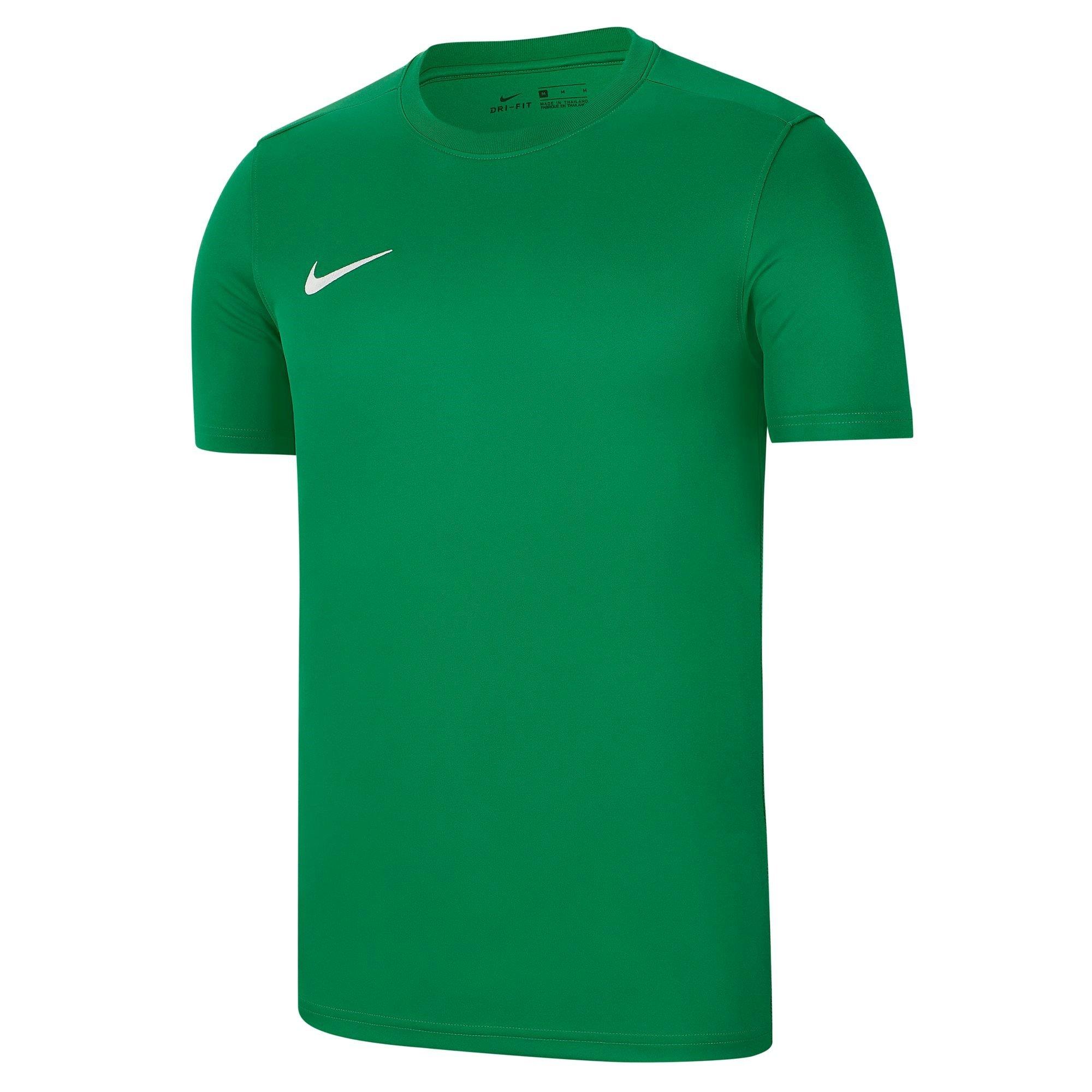 Pine Green/Whit - Nike - Dri-FIT Park 7 Big Kids' Soccer Jersey - 1