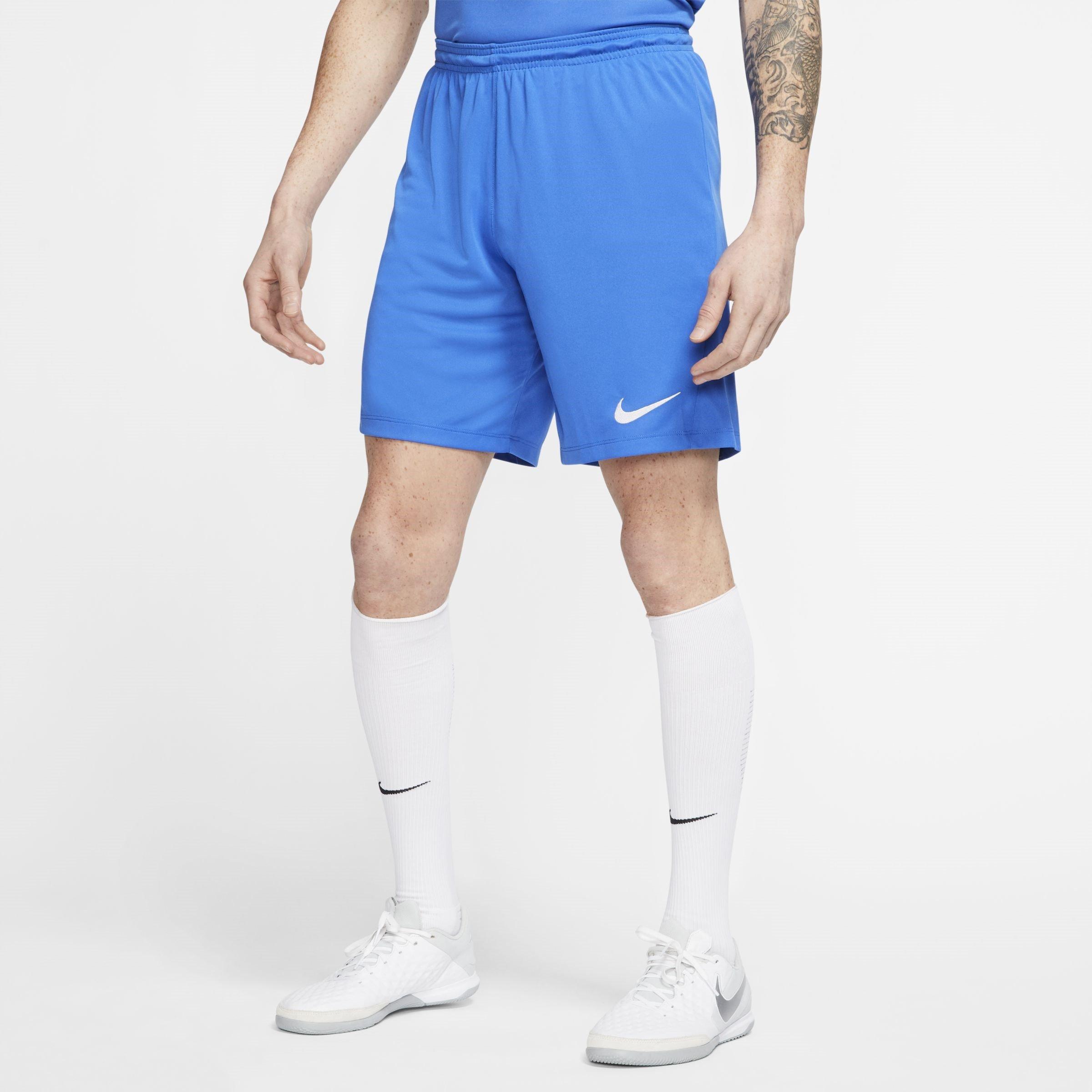 Royal Blue/Whit - Nike - Dri-FIT Park 3 Men's Knit Soccer Shorts - 3