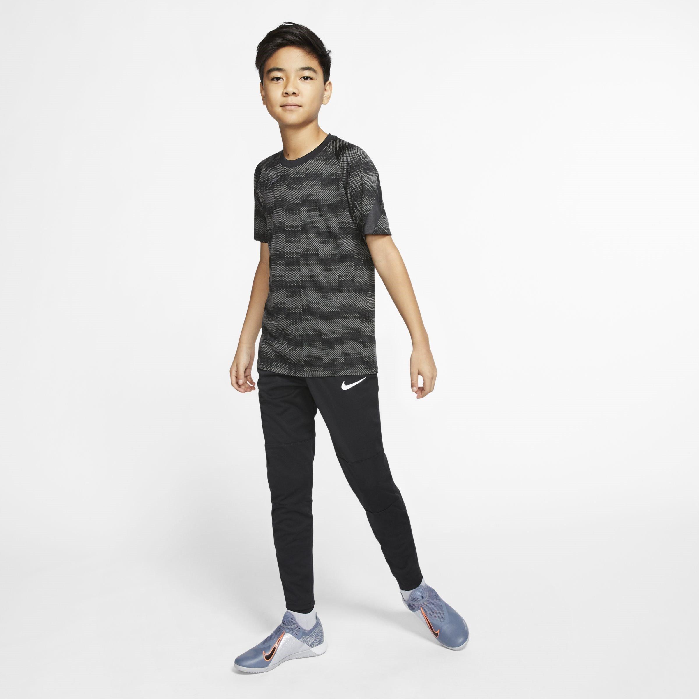 Zwart/Zwart/Wit - Nike - Dri-FIT Park Big Kids' Short-Sleeve Soccer Top - 6