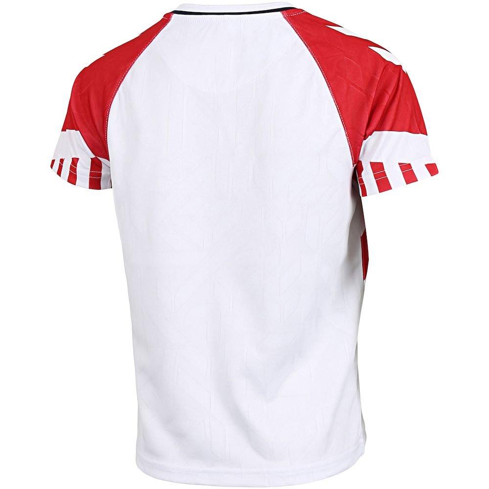 Branco/Vermelho Tango - Hummel - Denmark Away Shirt 2023 Juniors - 2