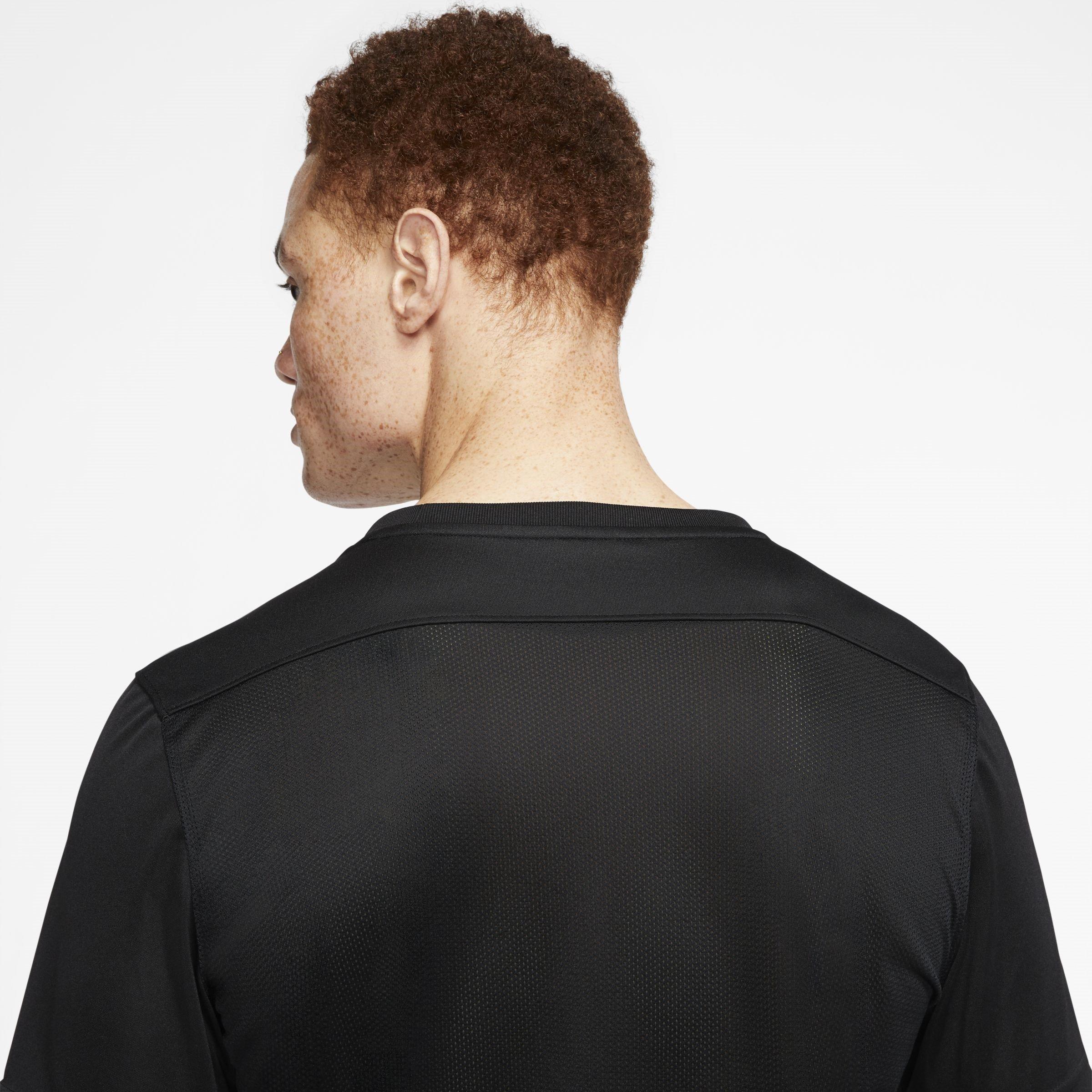 Black/White - Nike - Dri-FIT Park VII Men's Long-Sleeve Soccer Jersey - 4