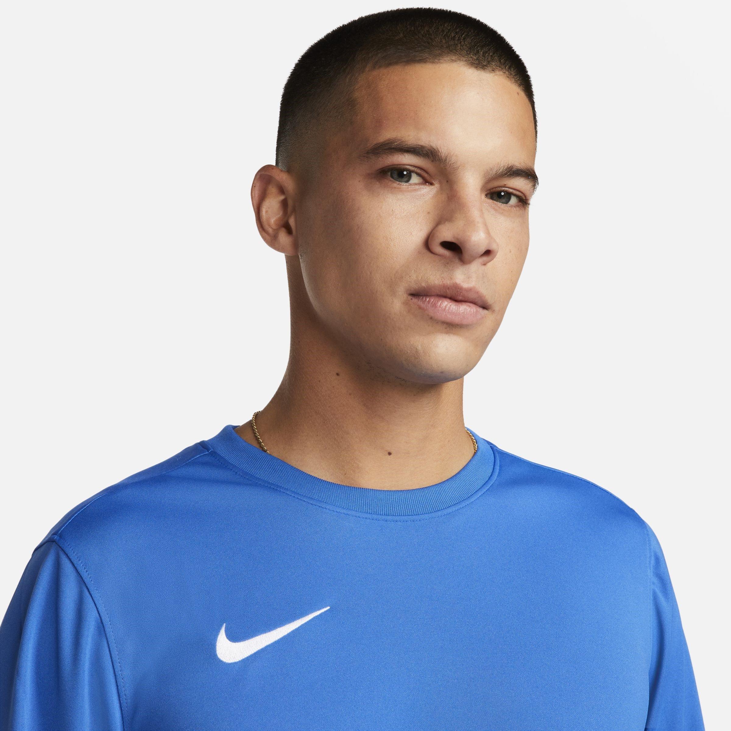 Royal Blue/Whit - Nike - Dri-FIT Park VII Men's Long-Sleeve Soccer Jersey - 3