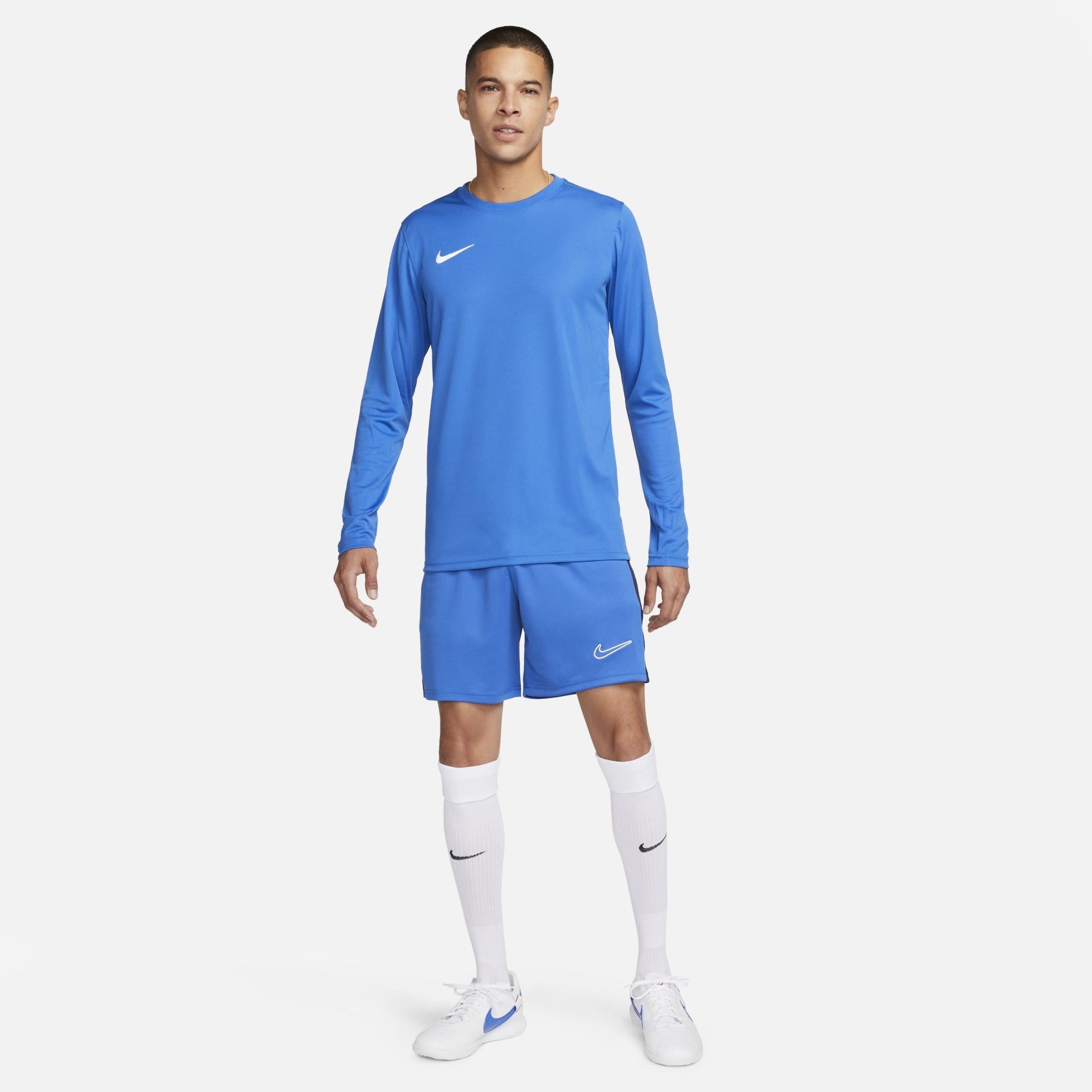 Royal Blue/Whit - Nike - Dri-FIT Park VII Men's Long-Sleeve Soccer Jersey - 5