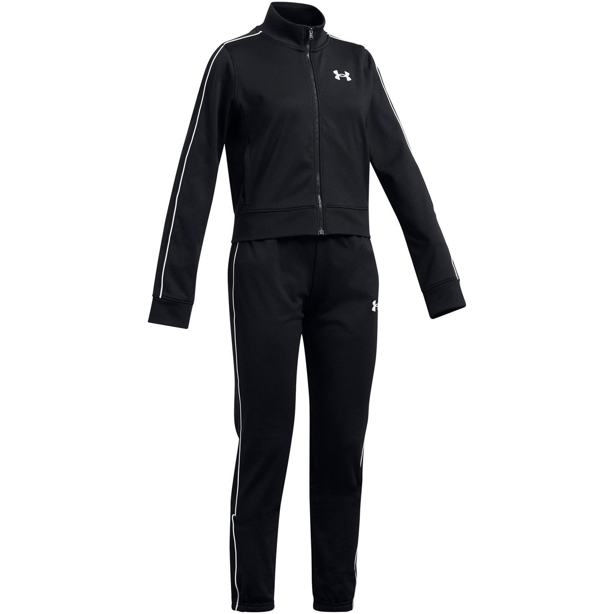 Schwarz - Under Armour - Icon Knitted Cropped Performance Tracksuit - 2