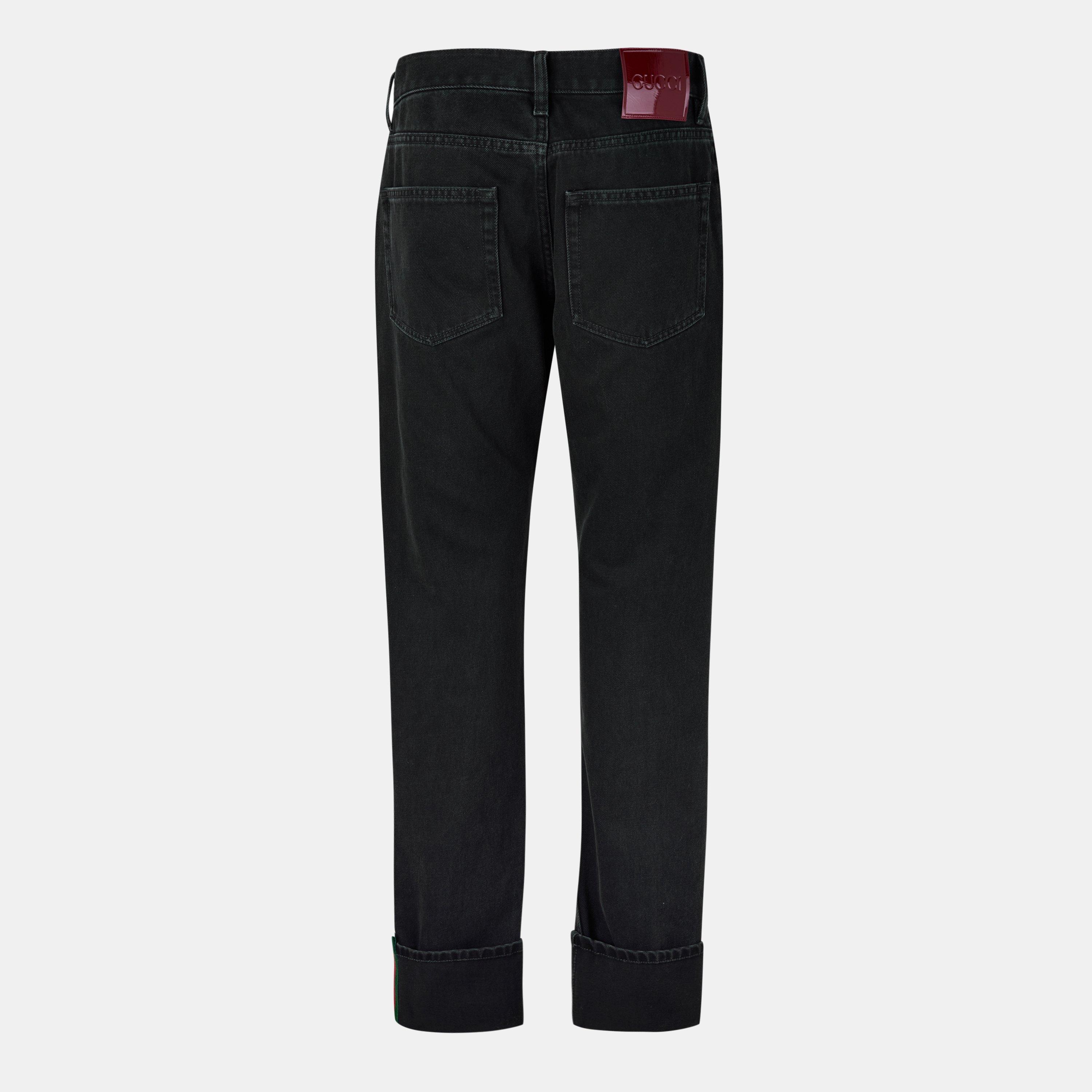Dark Grey - Gucci - Tapered Jeans - 2