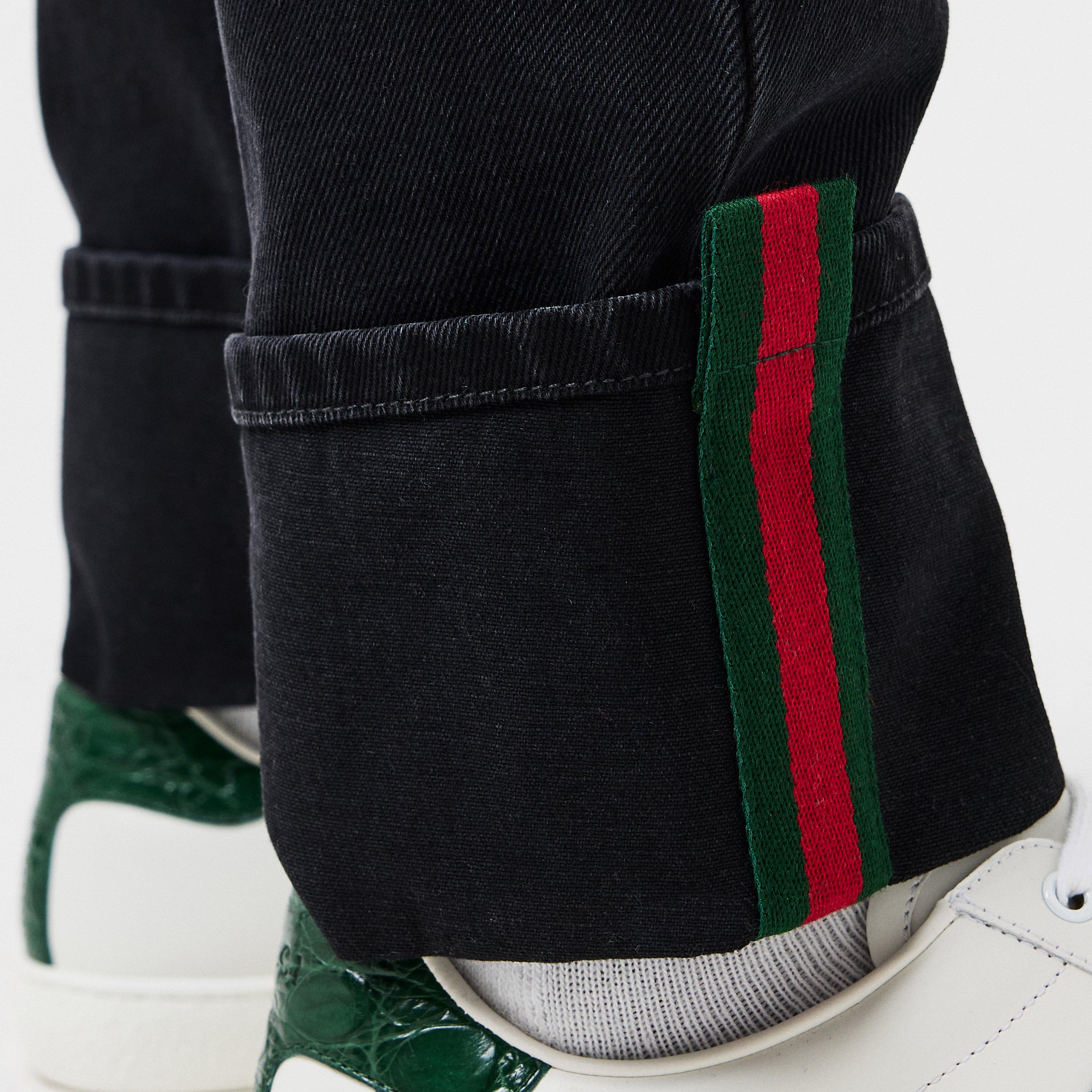 Dark Grey - Gucci - Tapered Jeans - 5