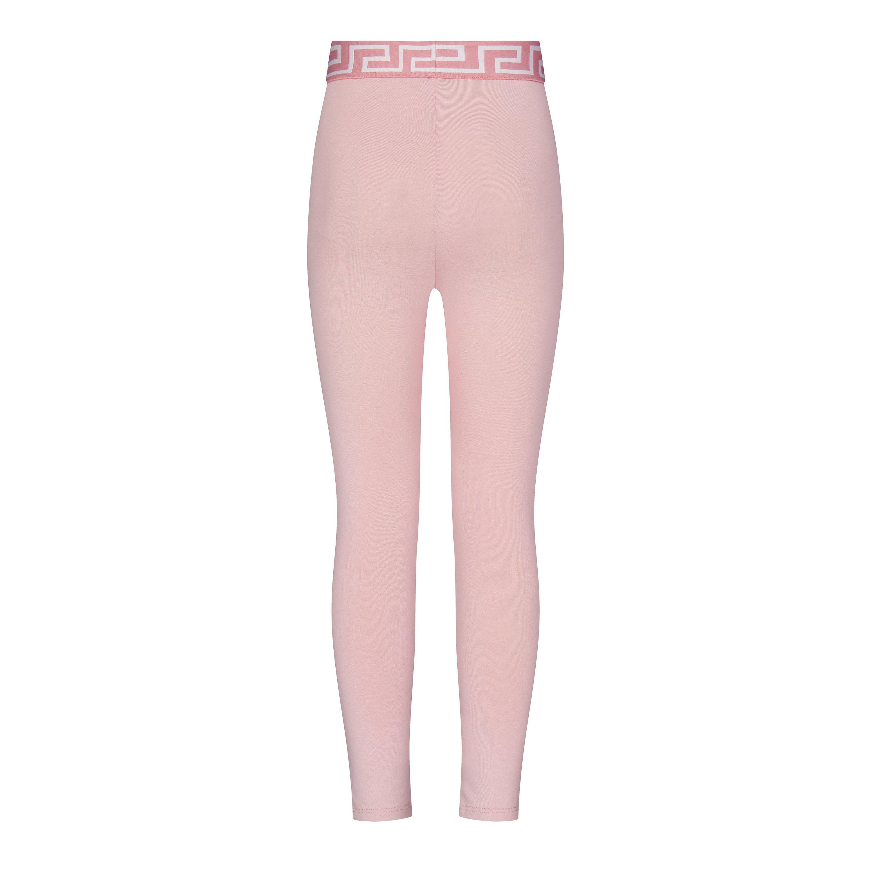Pink 2PU10 - Versace - Kids' Logo Leggings - 2