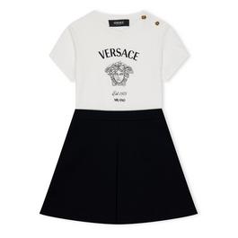 Versace Medusa Milano T Shirt Dress Junior