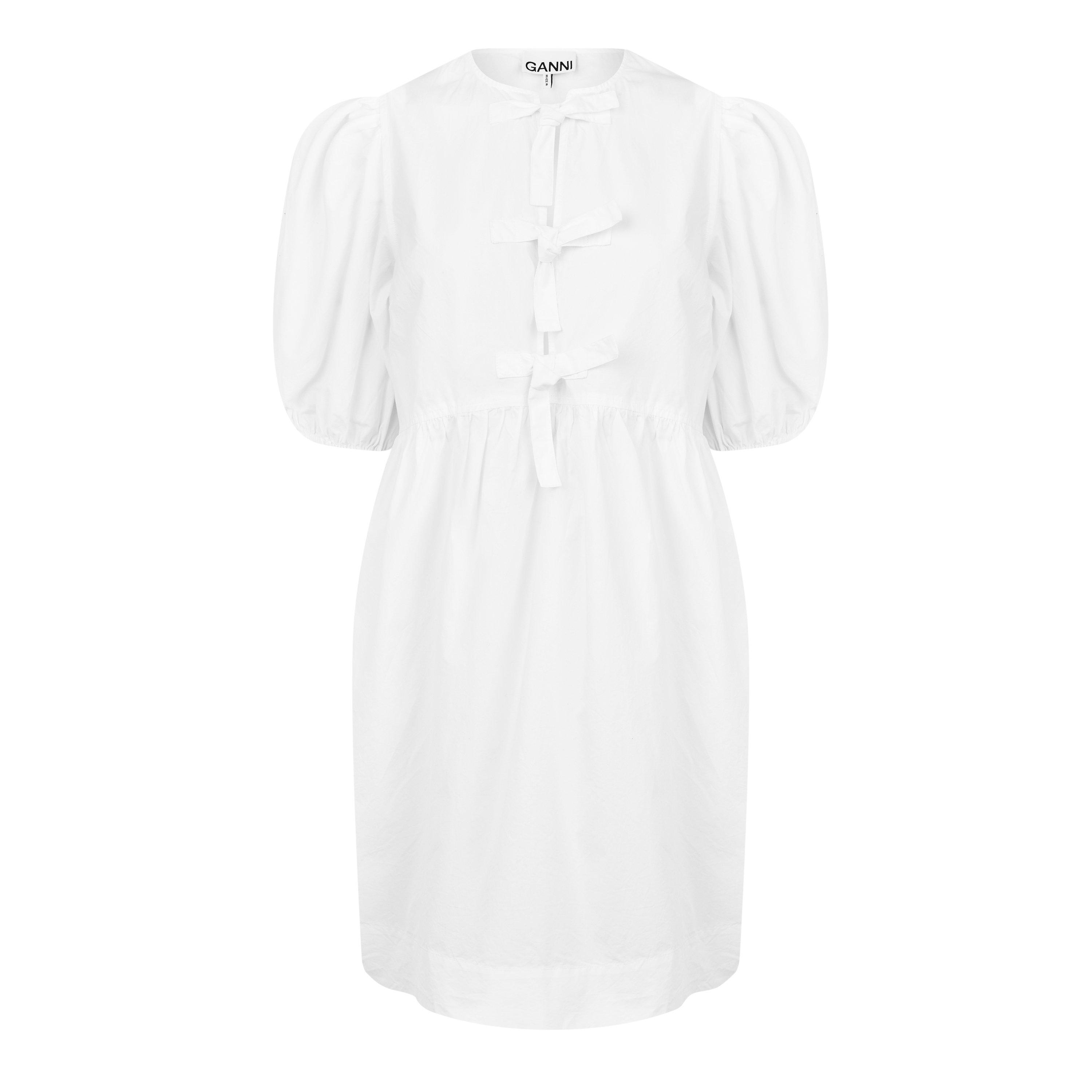 Bright White - Ganni - Bow tie Mini Dress - 5