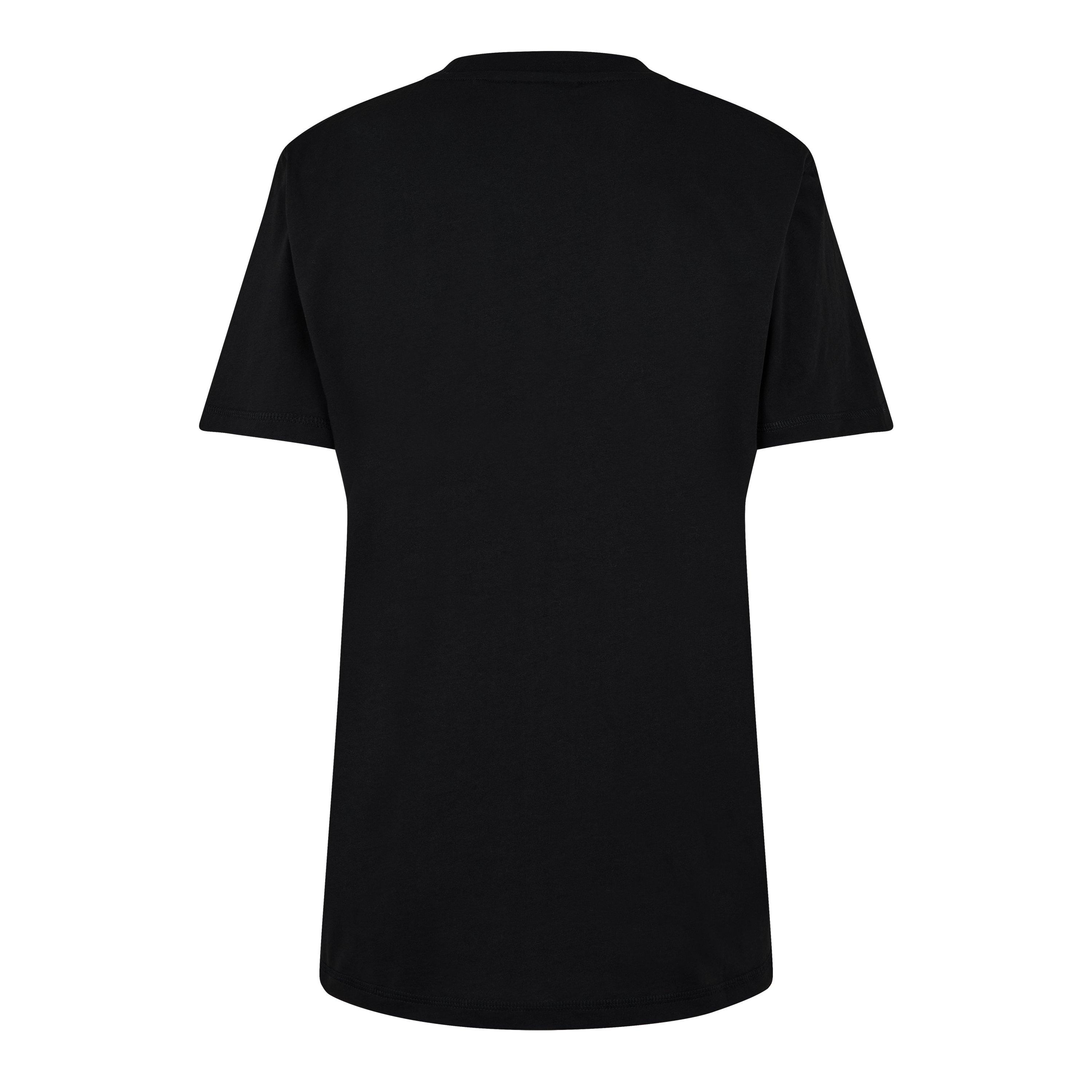 Black - Ganni - Women's Puppy Love Regular Fit T-Shirt - 6