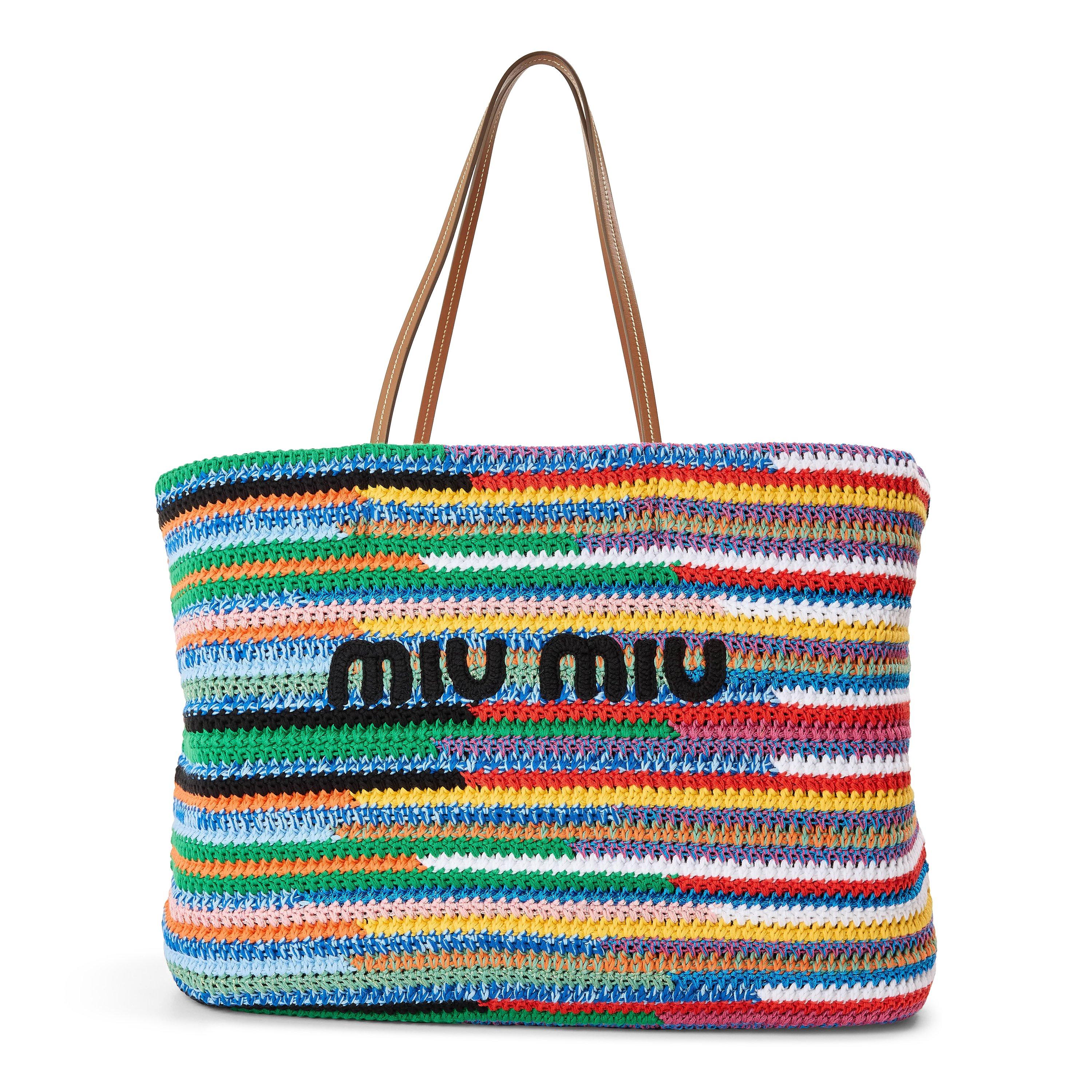 Multicolor - Miu Miu - Women's Straw Bag - 1