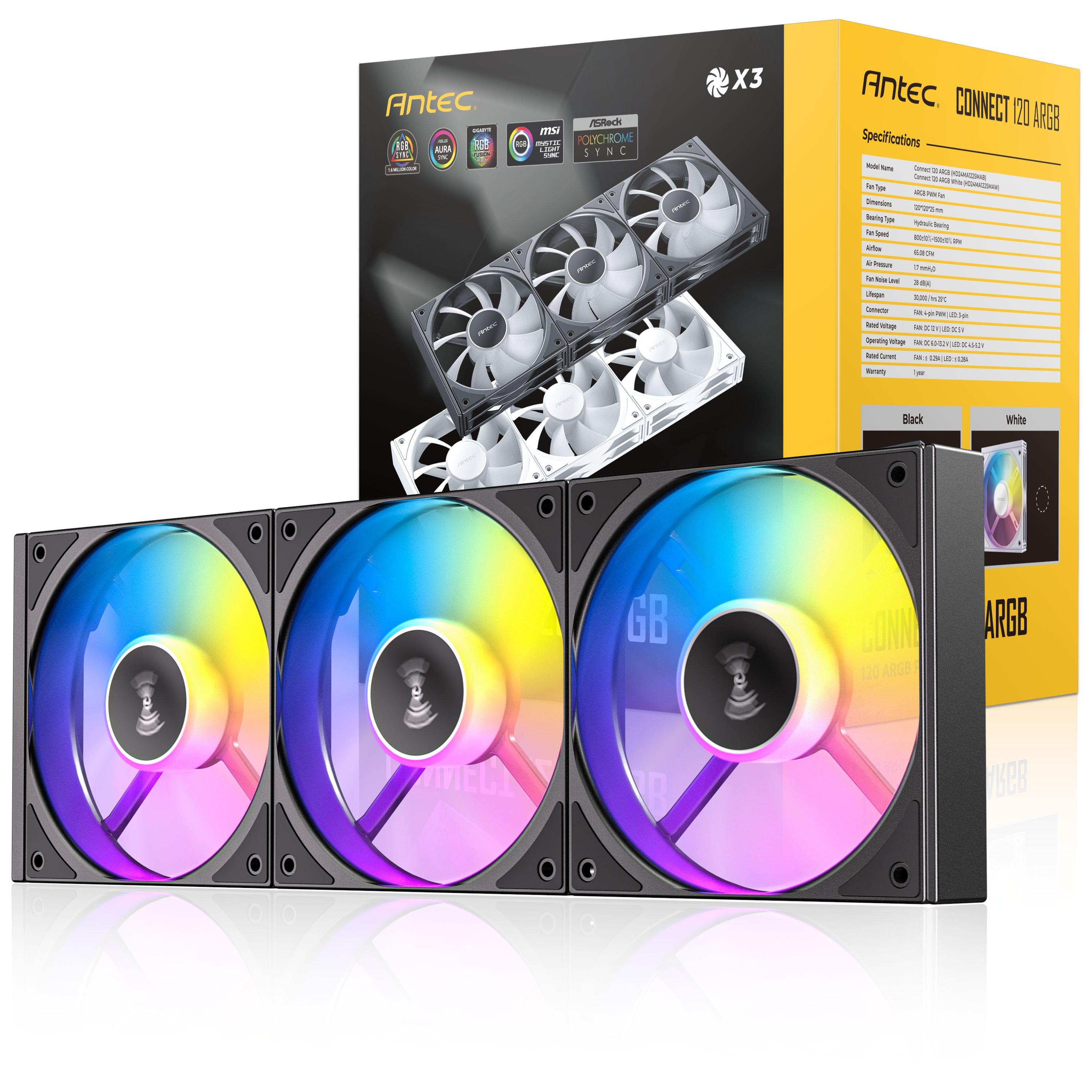 Black - Antec - FAN-C120-ARGB 00 - 1