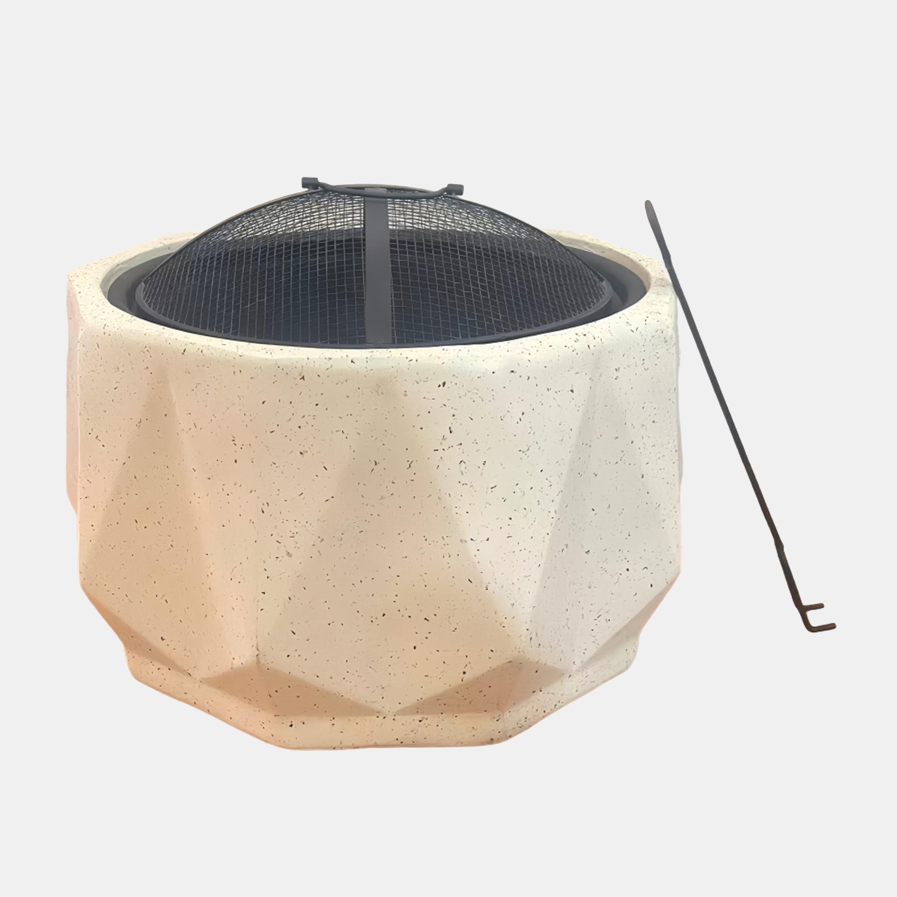 Grey - Linea - Linea Round MGO Firepit63