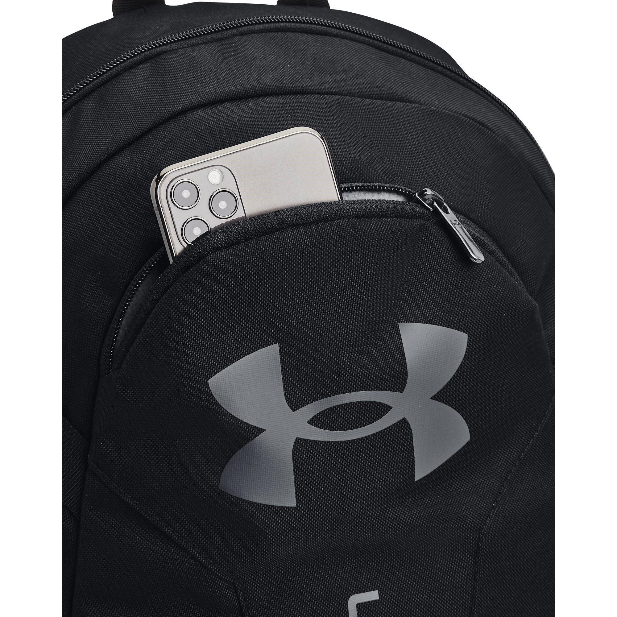 Black/Pt Gray - Under Armour - Hustle Lite Backpack - 3