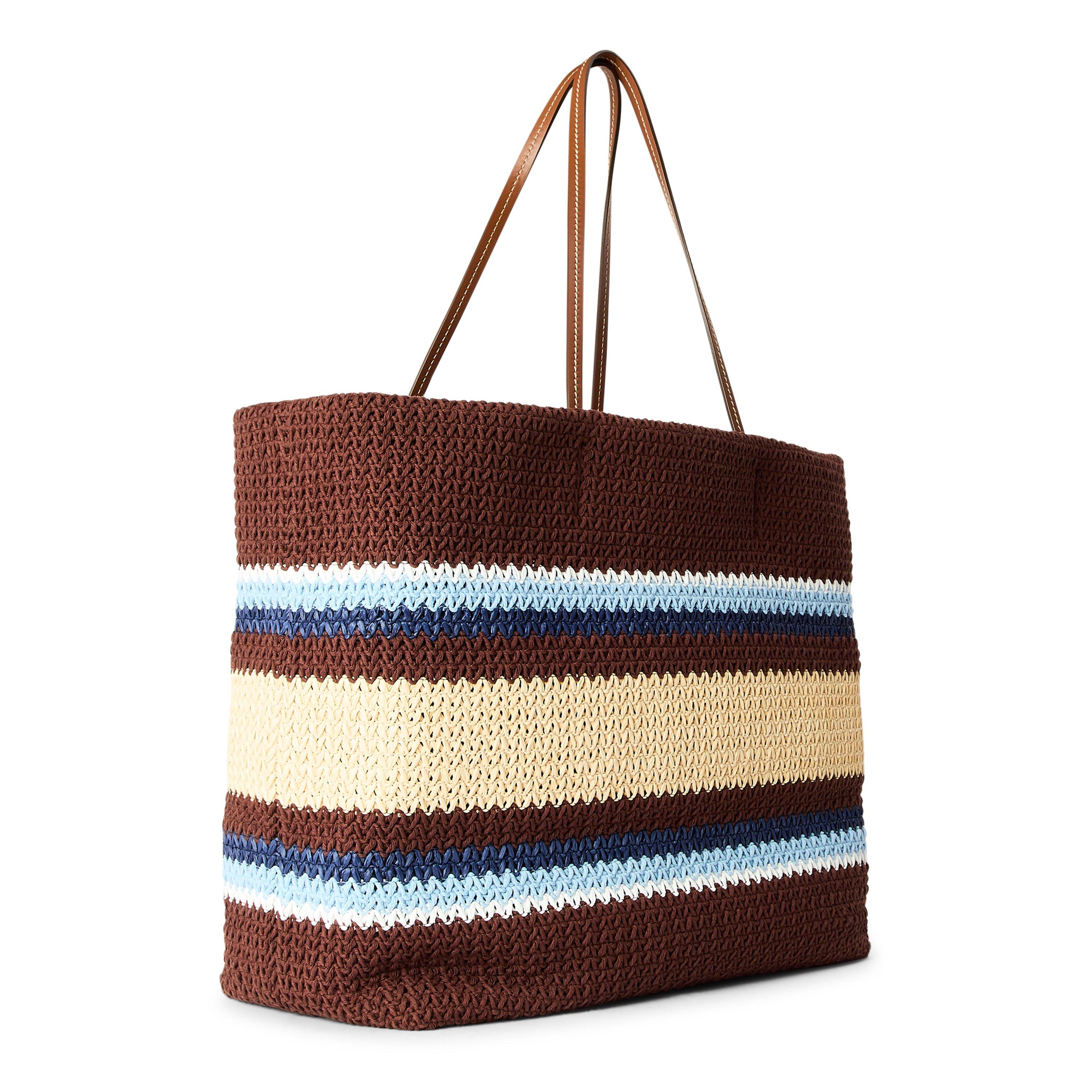 Cacao/Celeste - Miu Miu - Women's Straw Bag - 2
